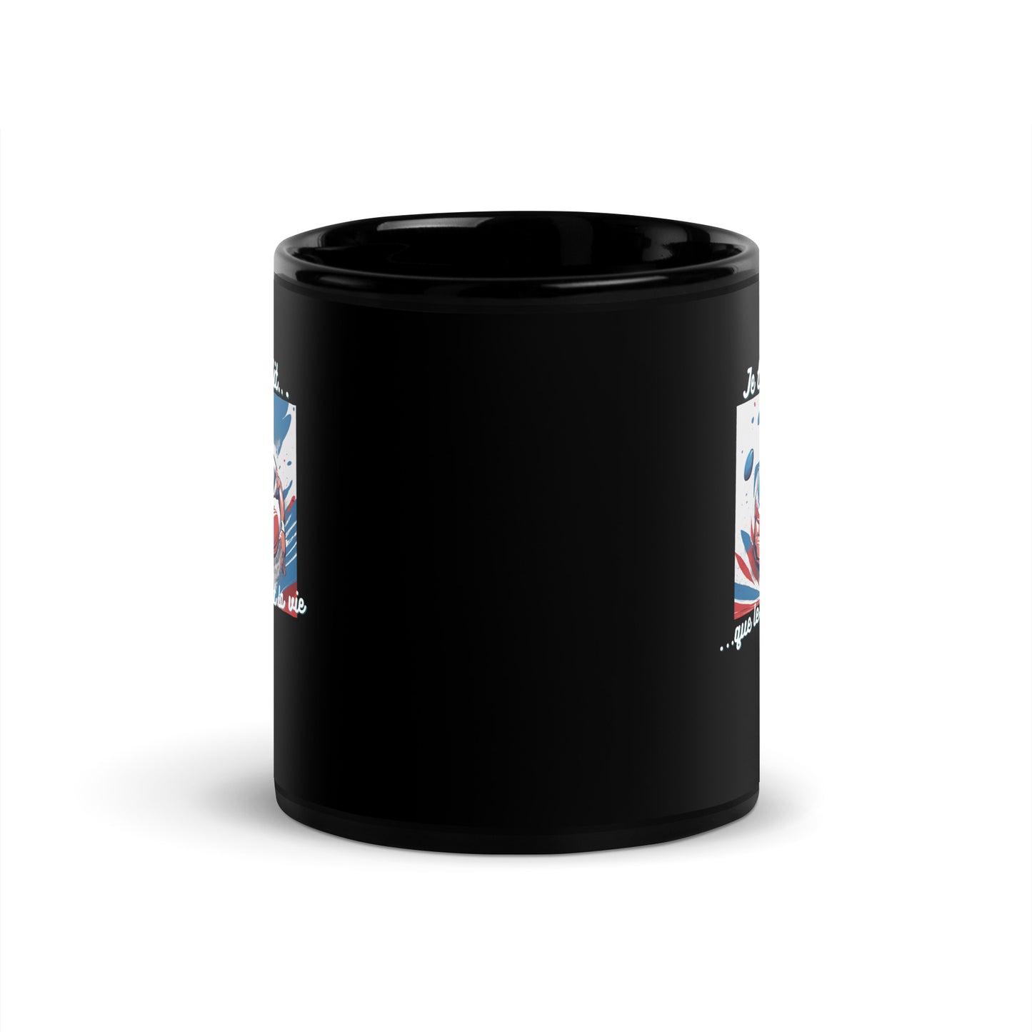 Mug noir - Rugby #3