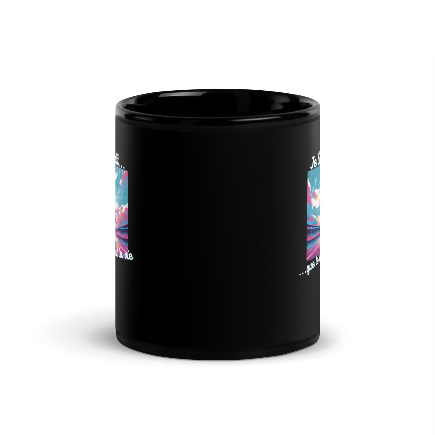 Mug noir - Rugby #4
