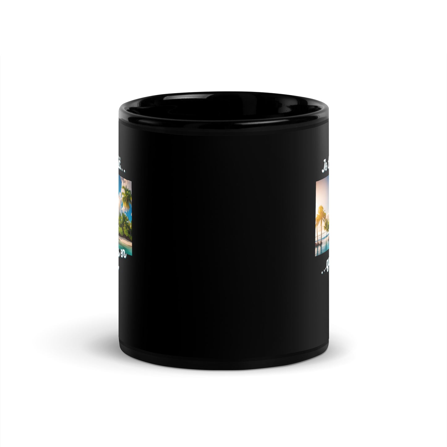 Mug noir - Vacances #2
