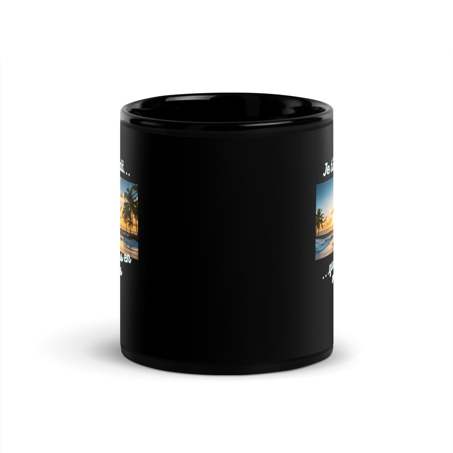 Mug noir - Vacances #3