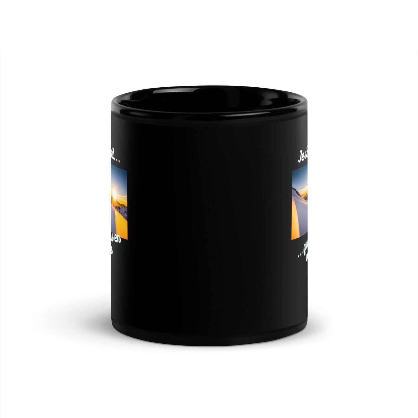Mug noir - Vacances #4