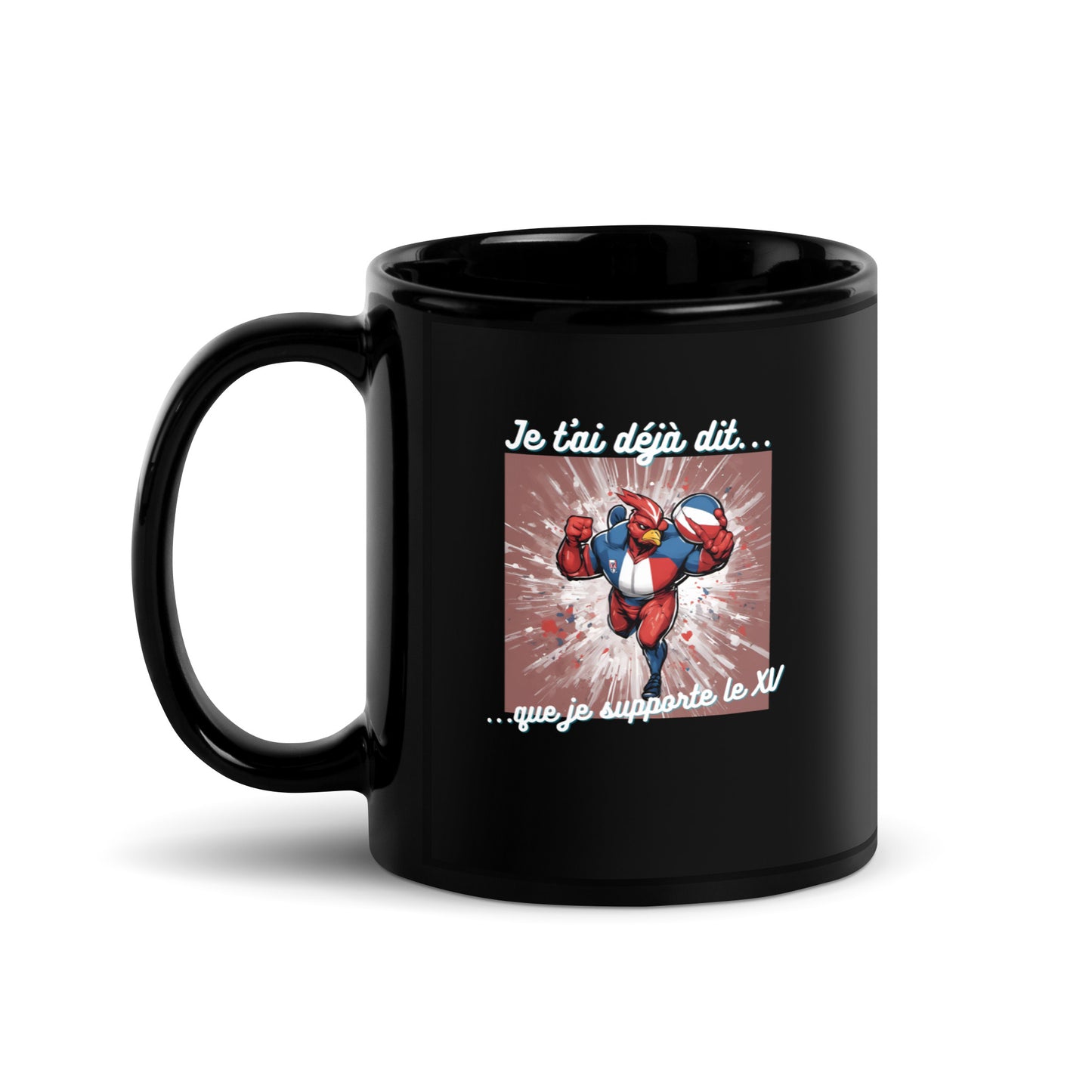 Mug noir - Rugby #2