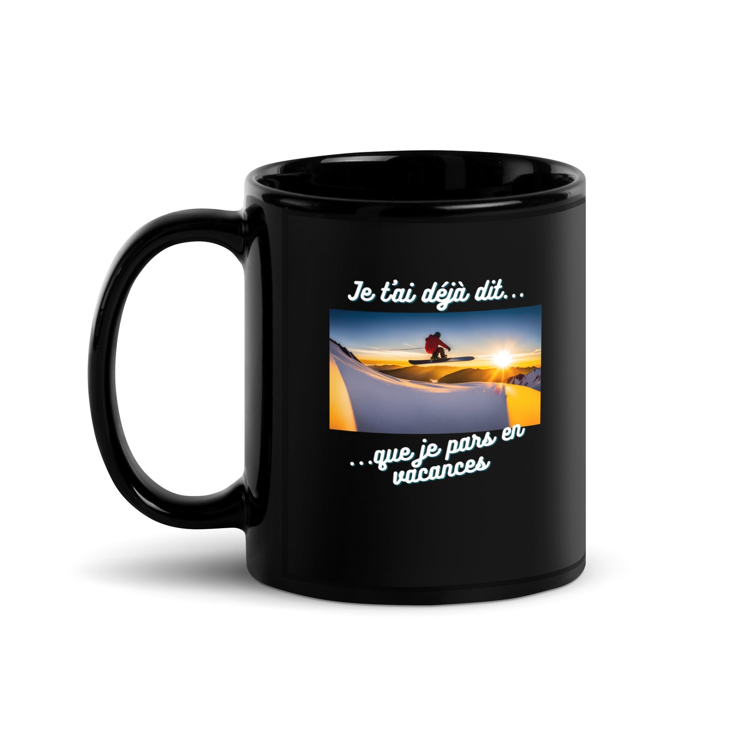 Mug noir - Vacances #4