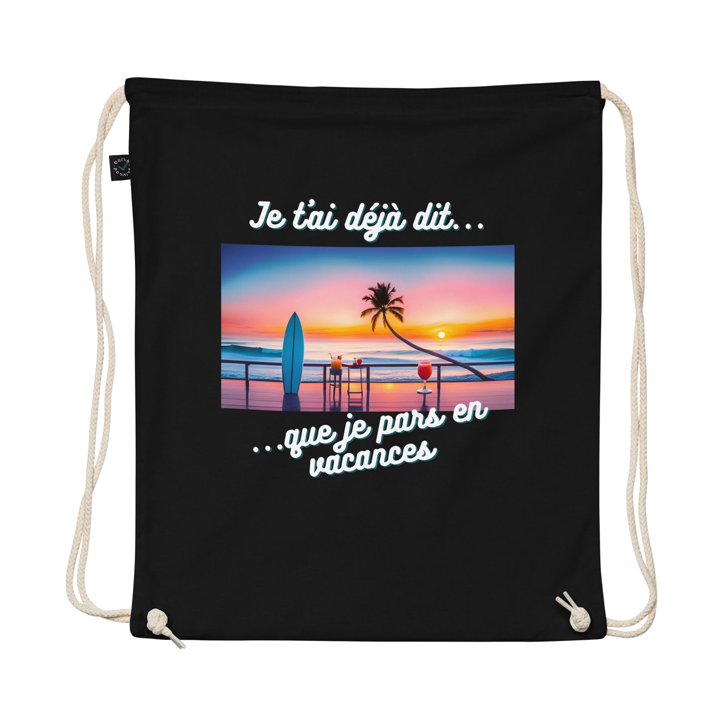 Sac à cordon bio - Vacances #1
