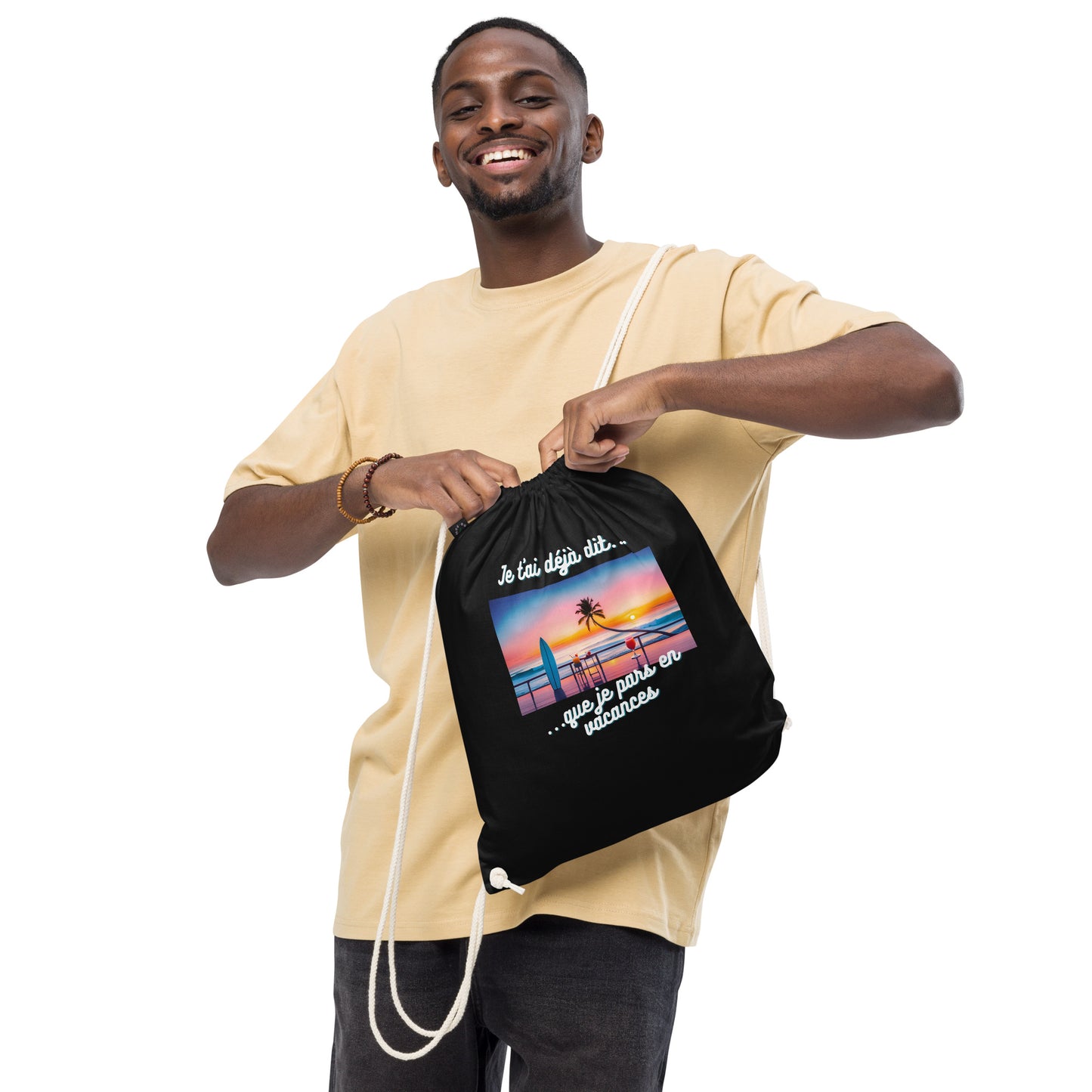 Sac à cordon bio - Vacances #1
