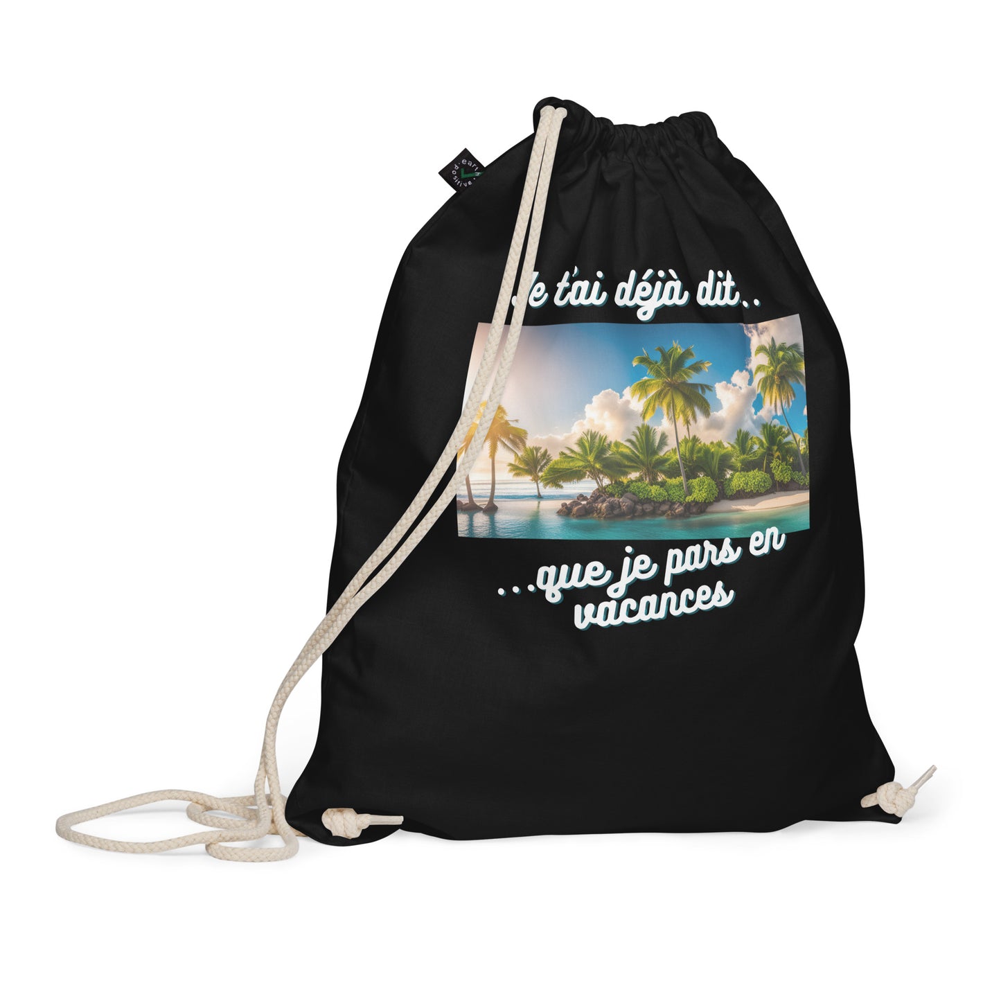 Sac à cordon bio - Vacances #2