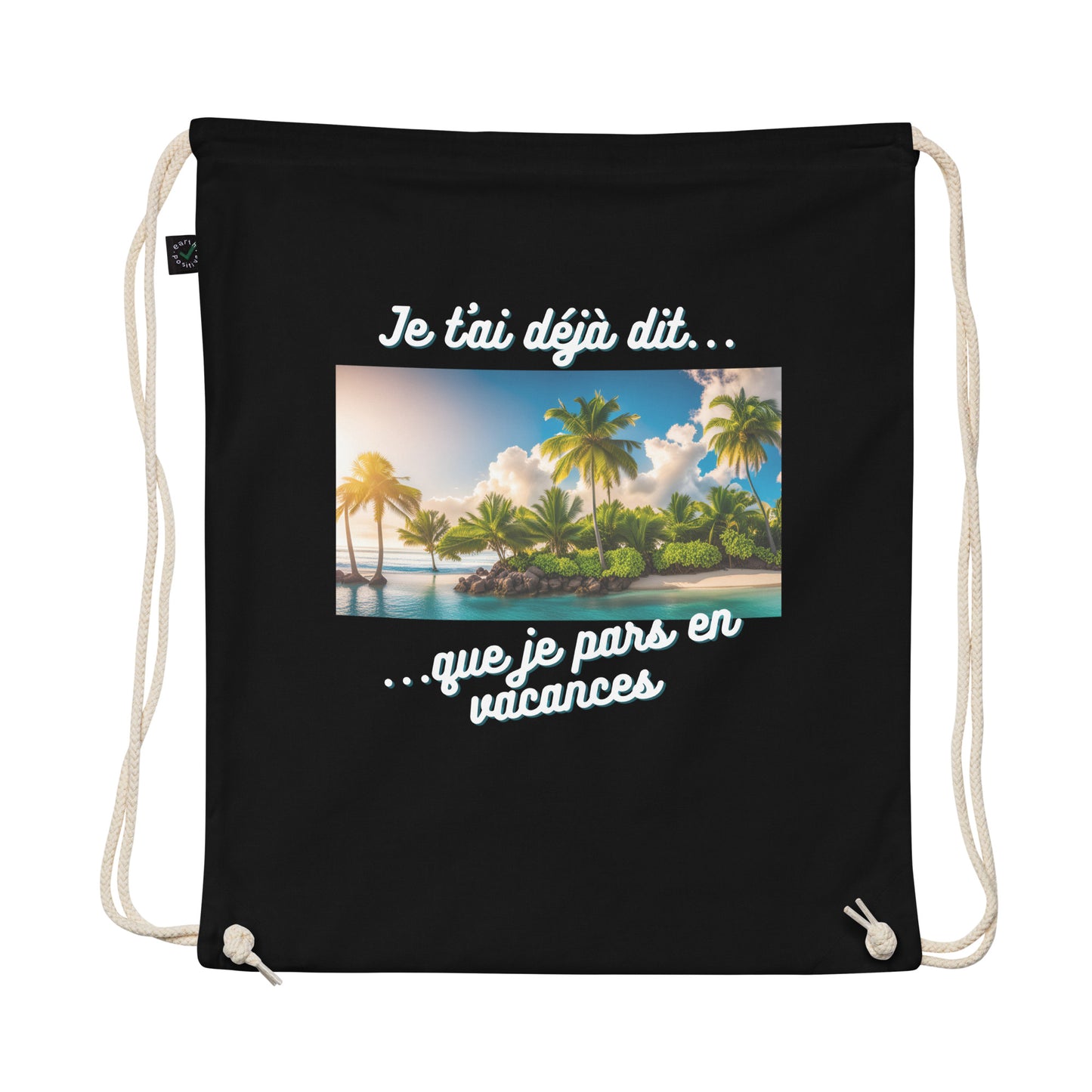 Sac à cordon bio - Vacances #2