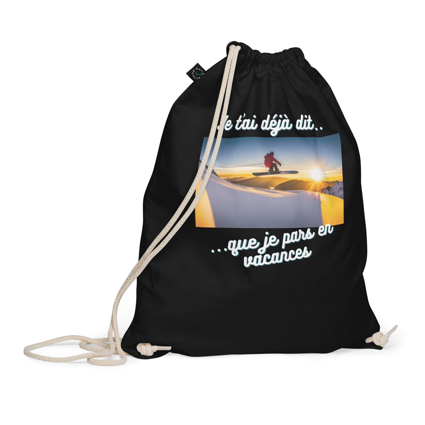 Sac à cordon bio - Vacances #4