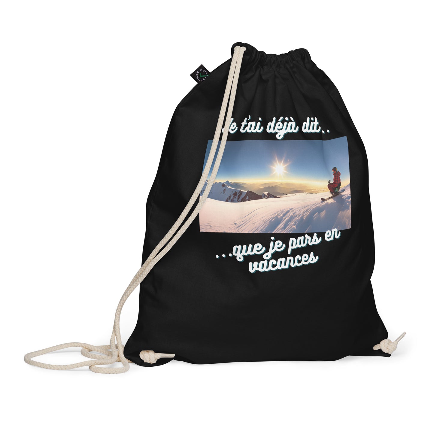 Sac à cordon bio - Vacances #5