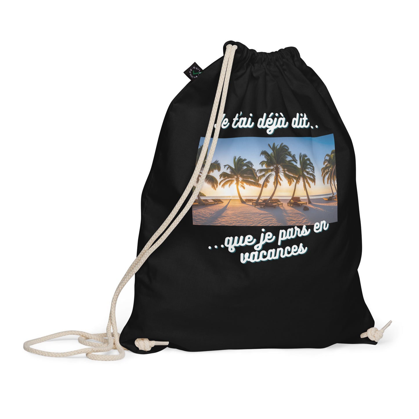 Sac à cordon bio - Vacances #7