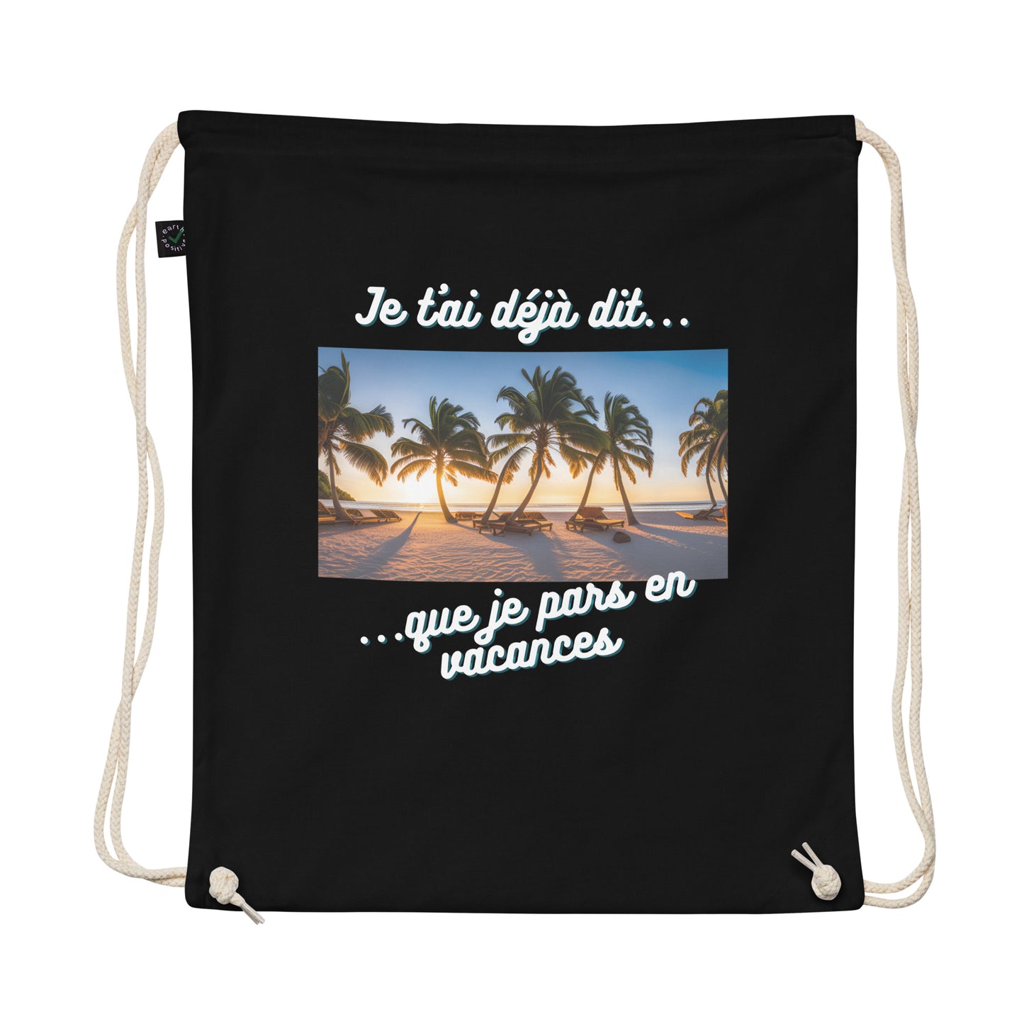 Sac à cordon bio - Vacances #7