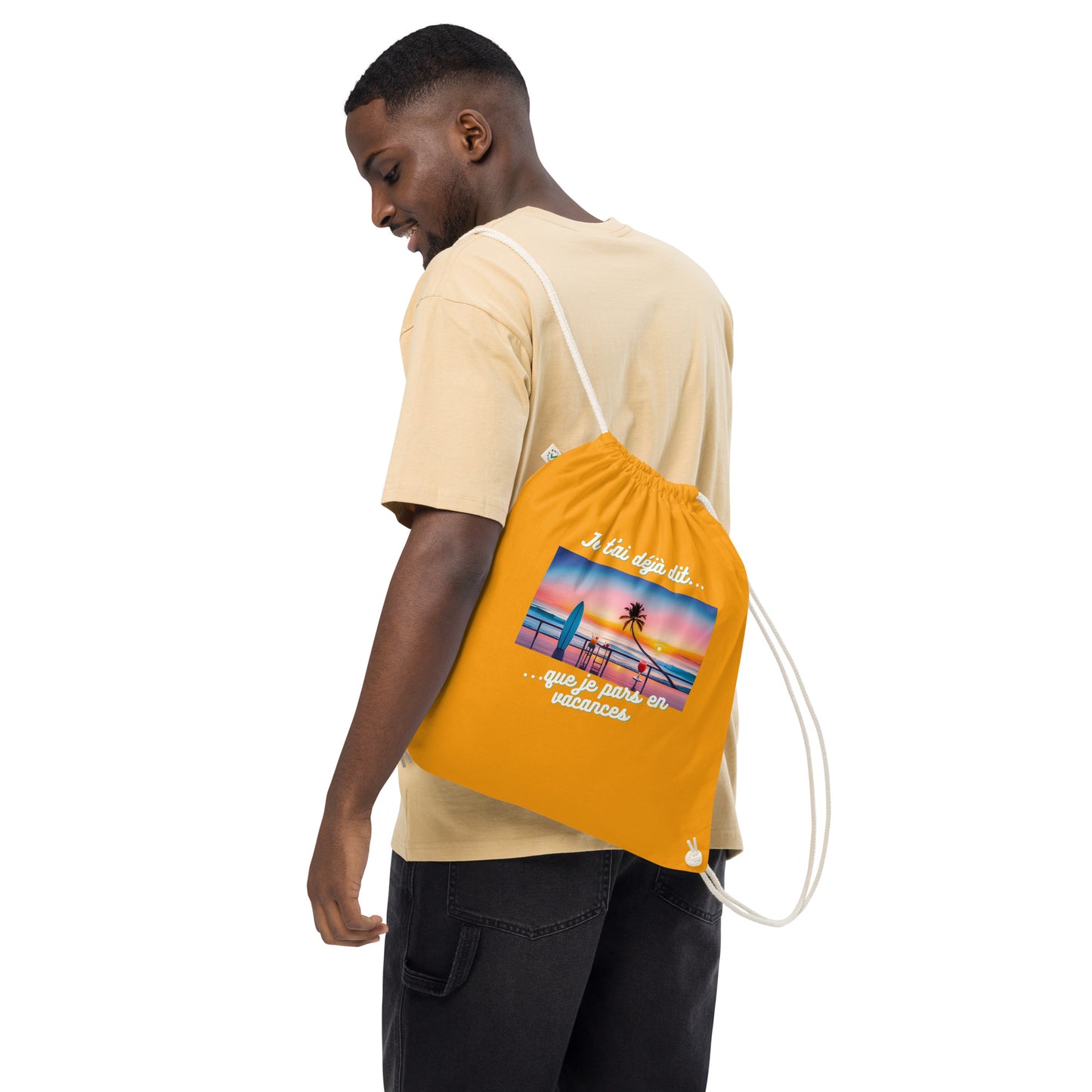 Sac à cordon bio - Vacances #1