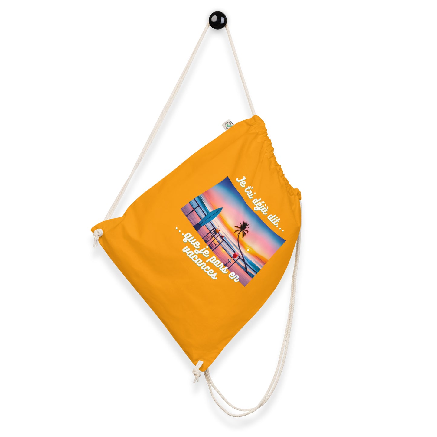 Sac à cordon bio - Vacances #1