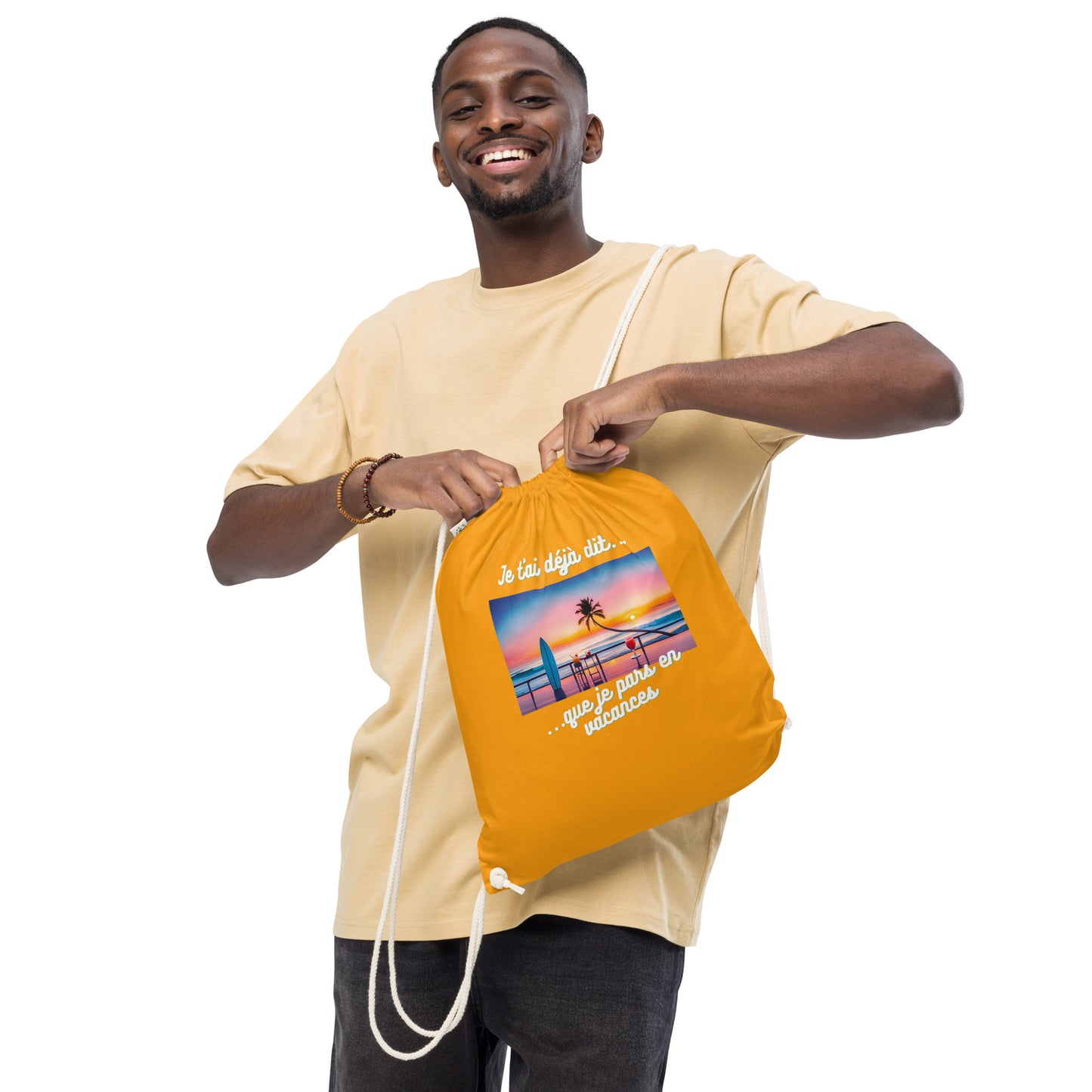Sac à cordon bio - Vacances #1