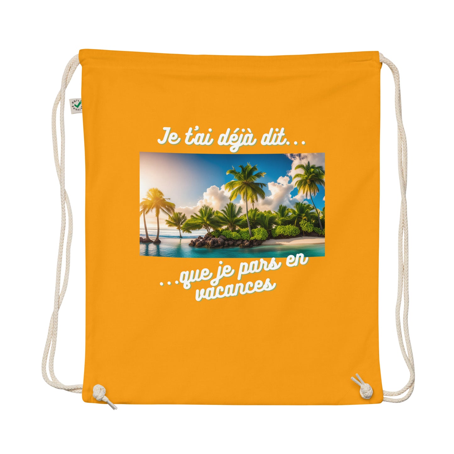 Sac à cordon bio - Vacances #2