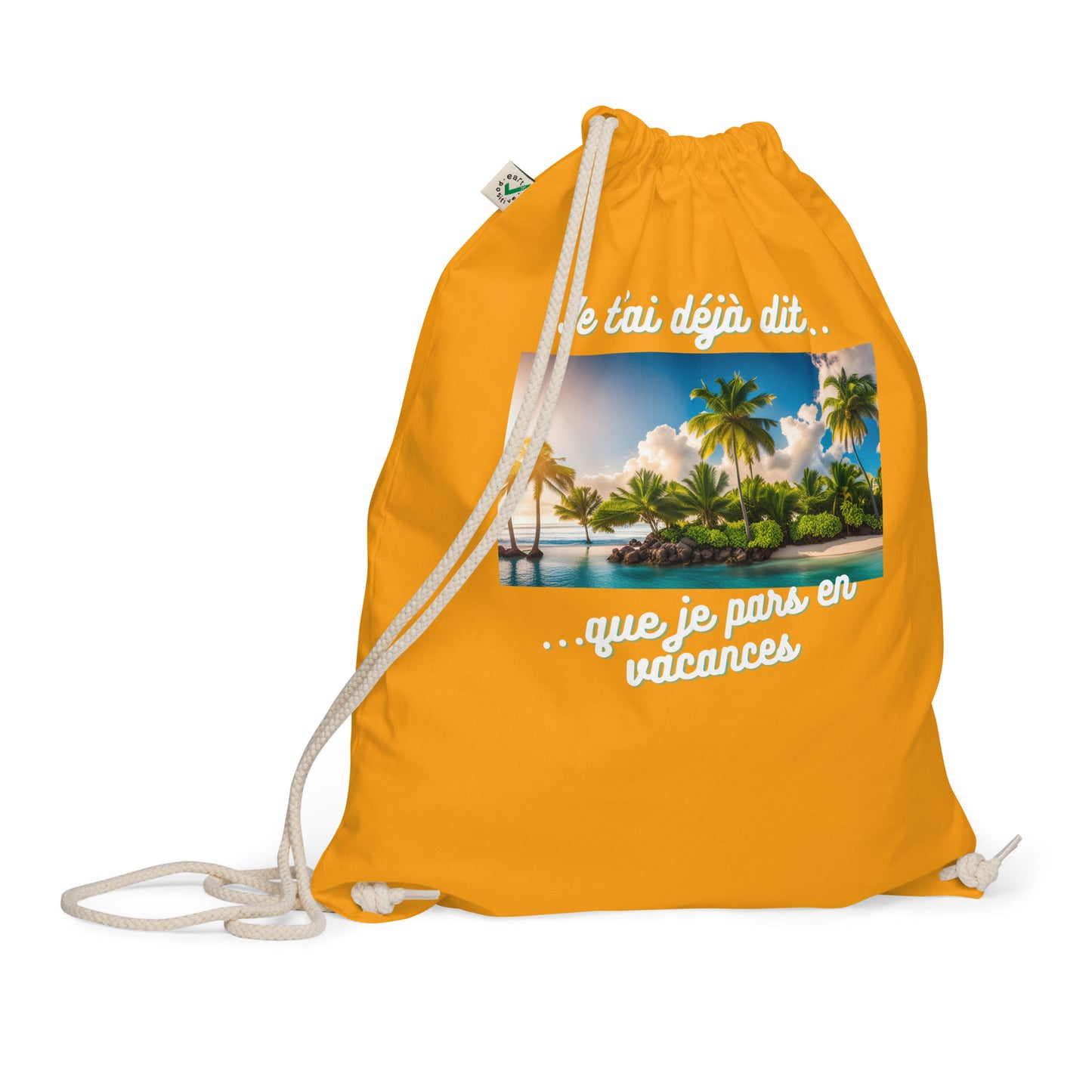 Sac à cordon bio - Vacances #2