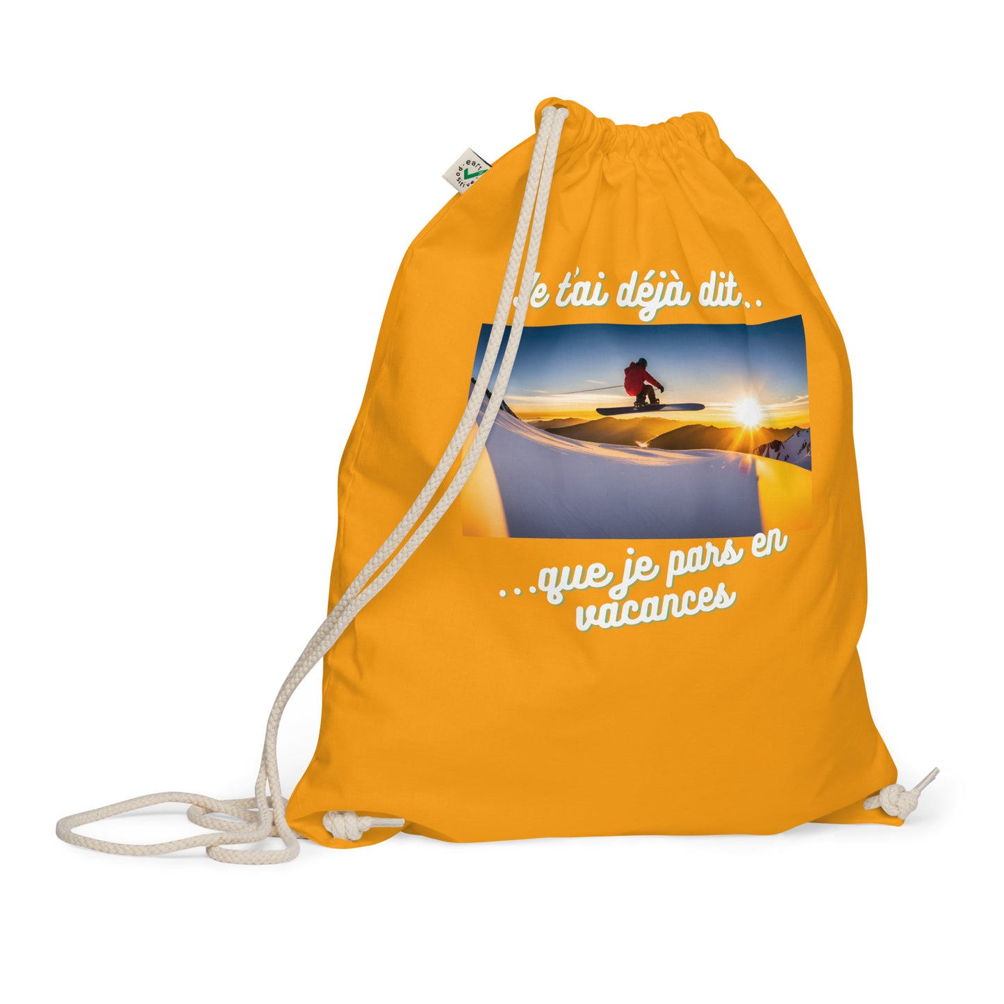 Sac à cordon bio - Vacances #4