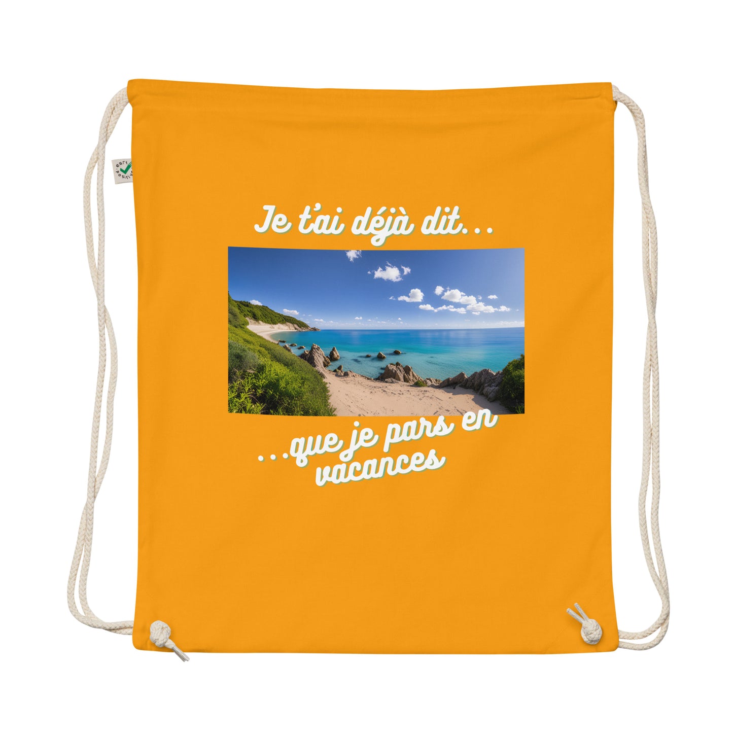 Sac à cordon bio - Vacances #6