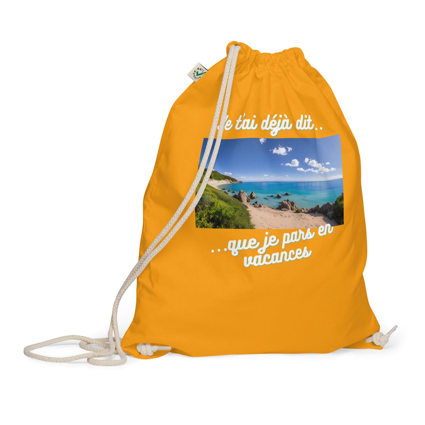 Sac à cordon bio - Vacances #6