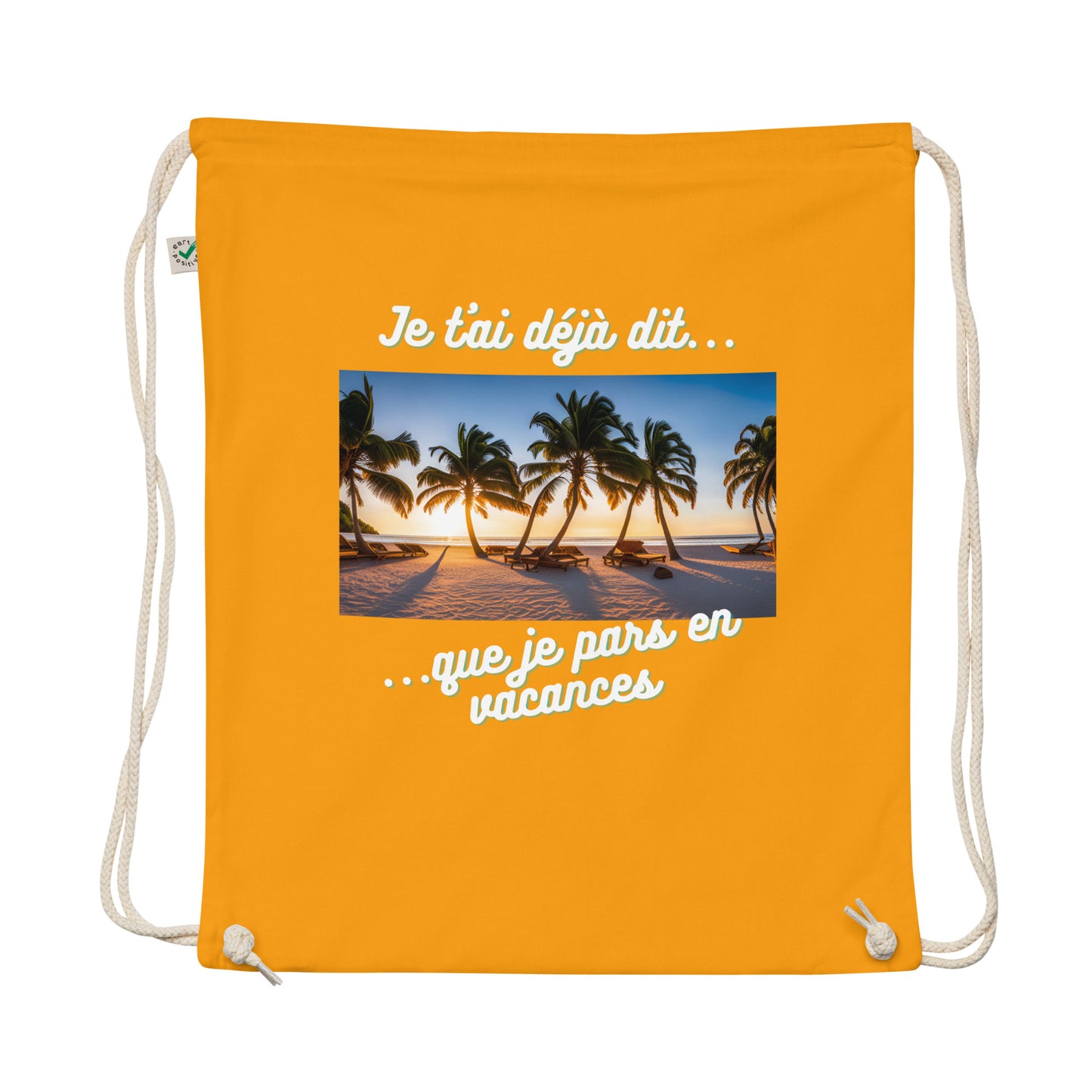 Sac à cordon bio - Vacances #7