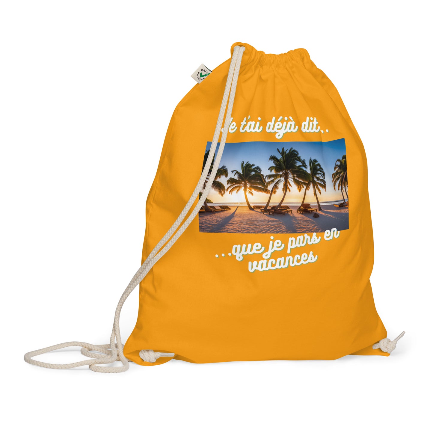 Sac à cordon bio - Vacances #7