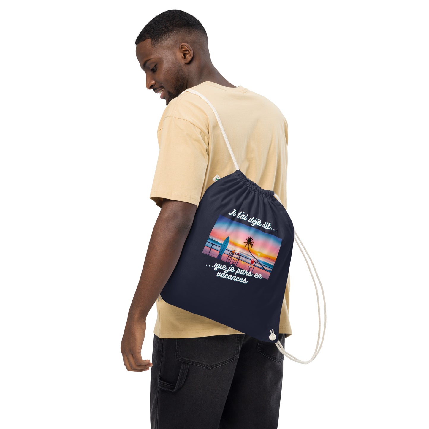 Sac à cordon bio - Vacances #1