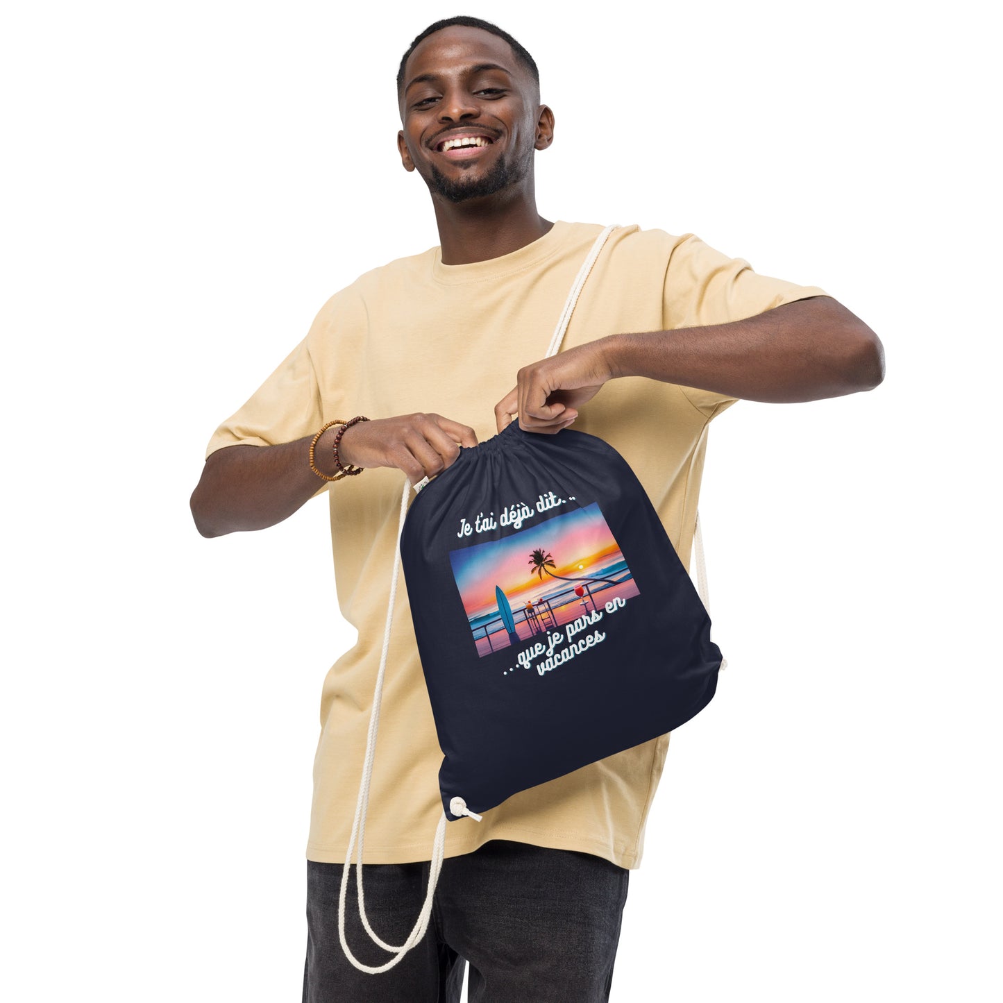 Sac à cordon bio - Vacances #1