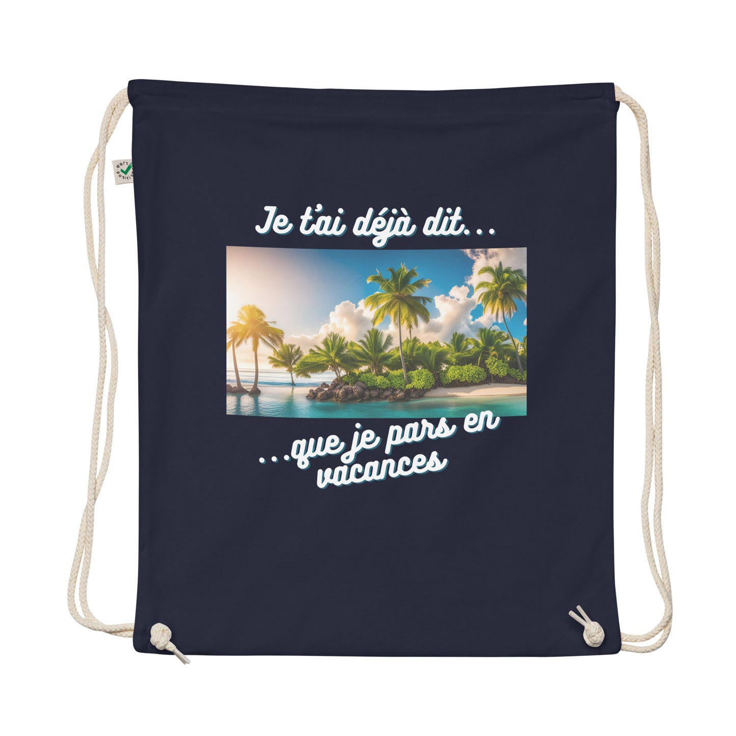Sac à cordon bio - Vacances #2