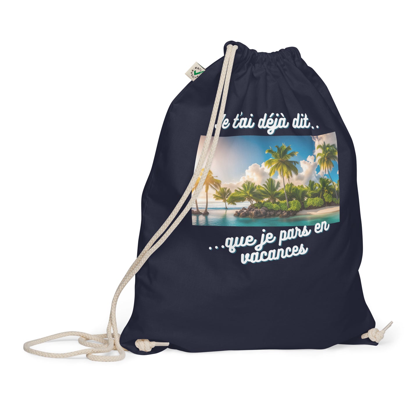 Sac à cordon bio - Vacances #2