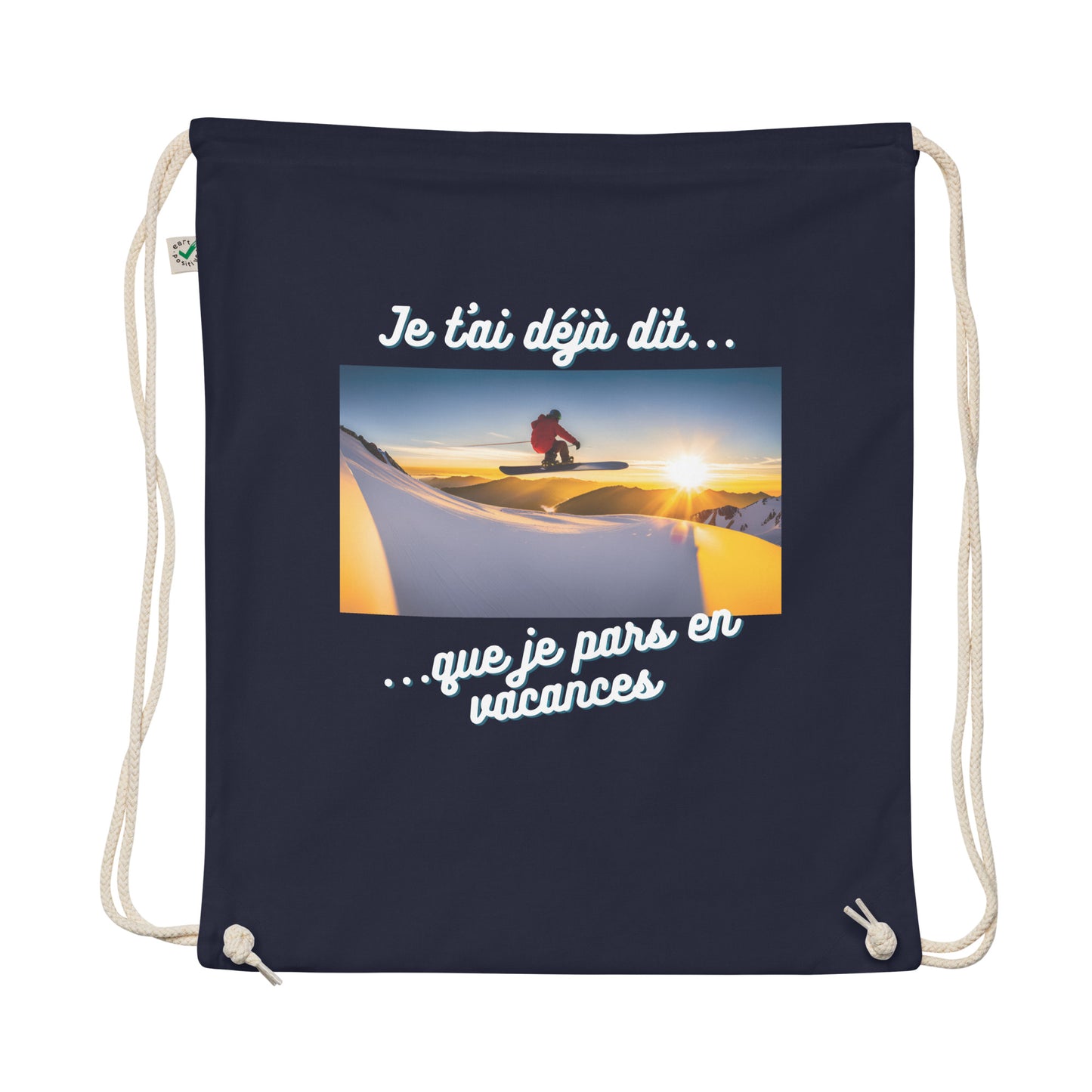 Sac à cordon bio - Vacances #4