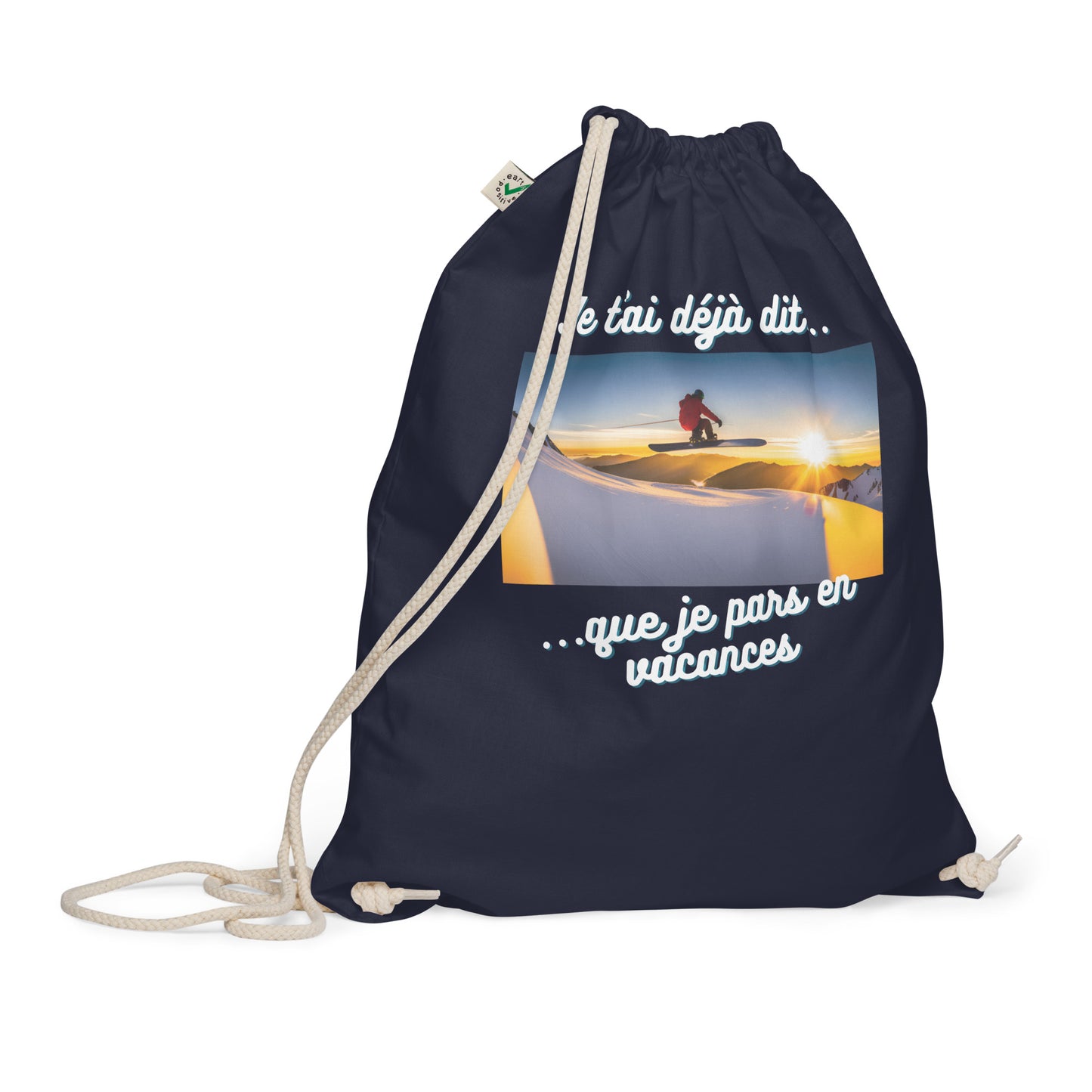Sac à cordon bio - Vacances #4
