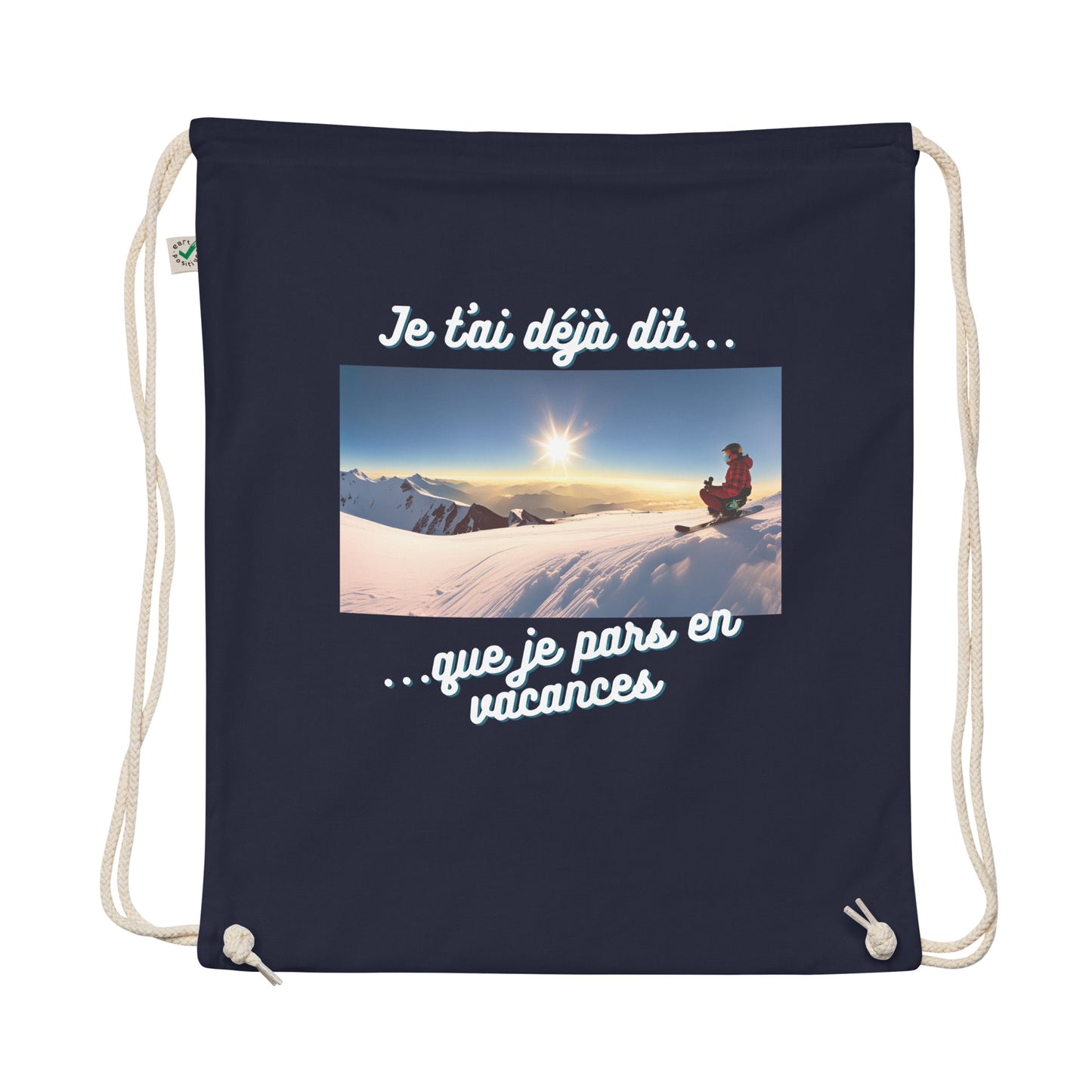 Sac à cordon bio - Vacances #5