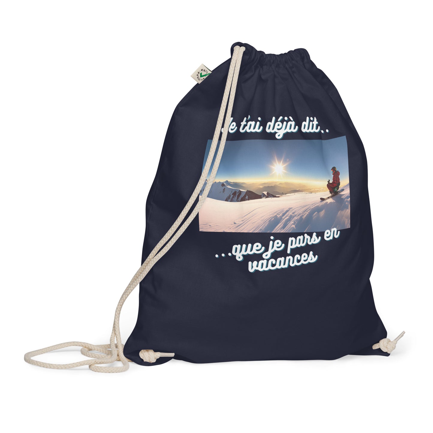 Sac à cordon bio - Vacances #5