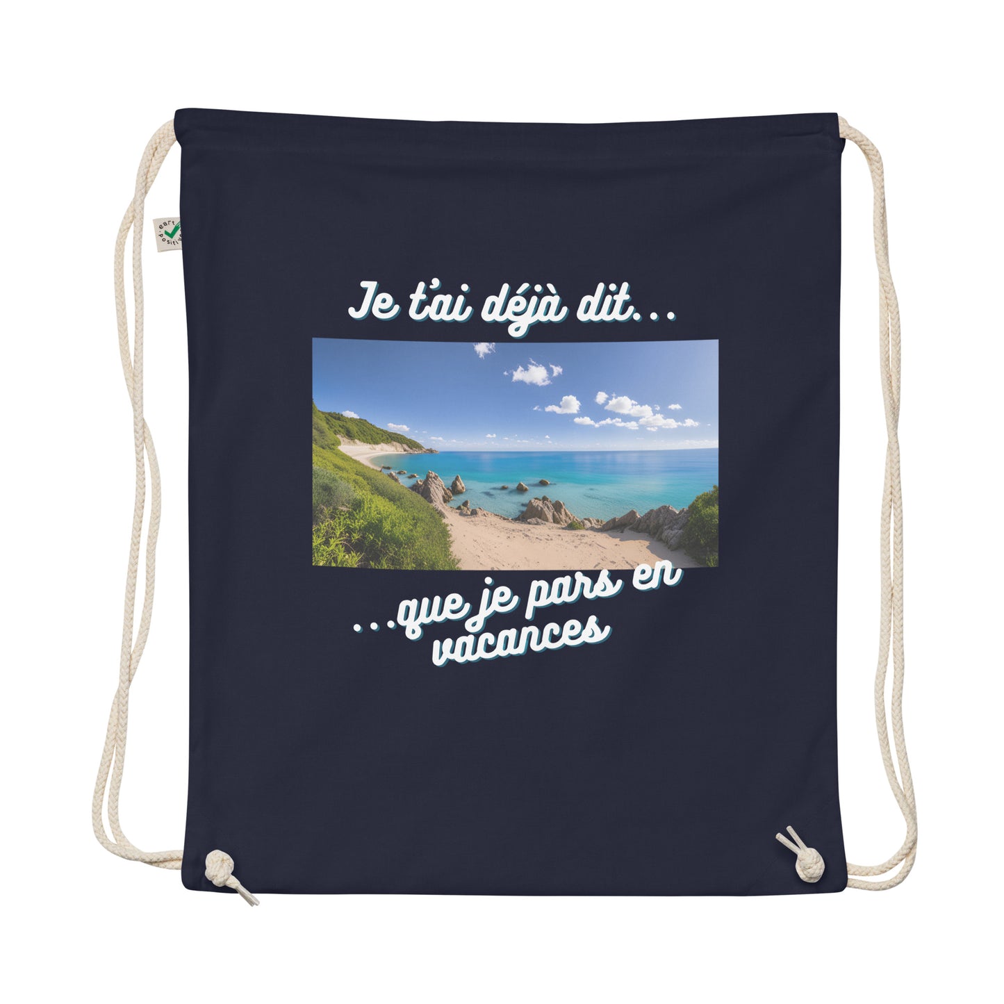 Sac à cordon bio - Vacances #6