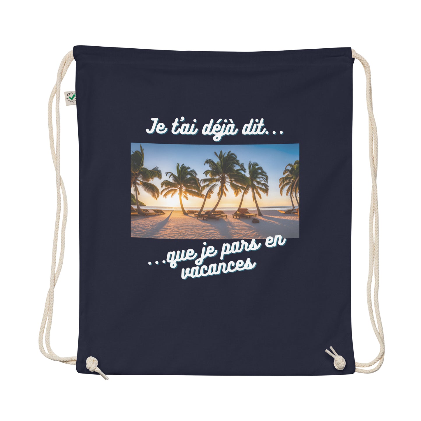 Sac à cordon bio - Vacances #7