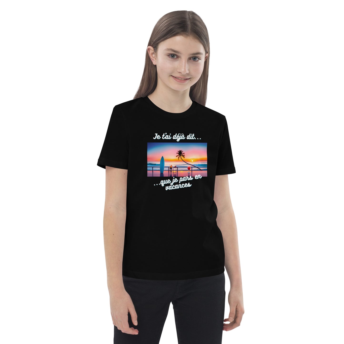 T-shirt enfant bio - Vacances #1