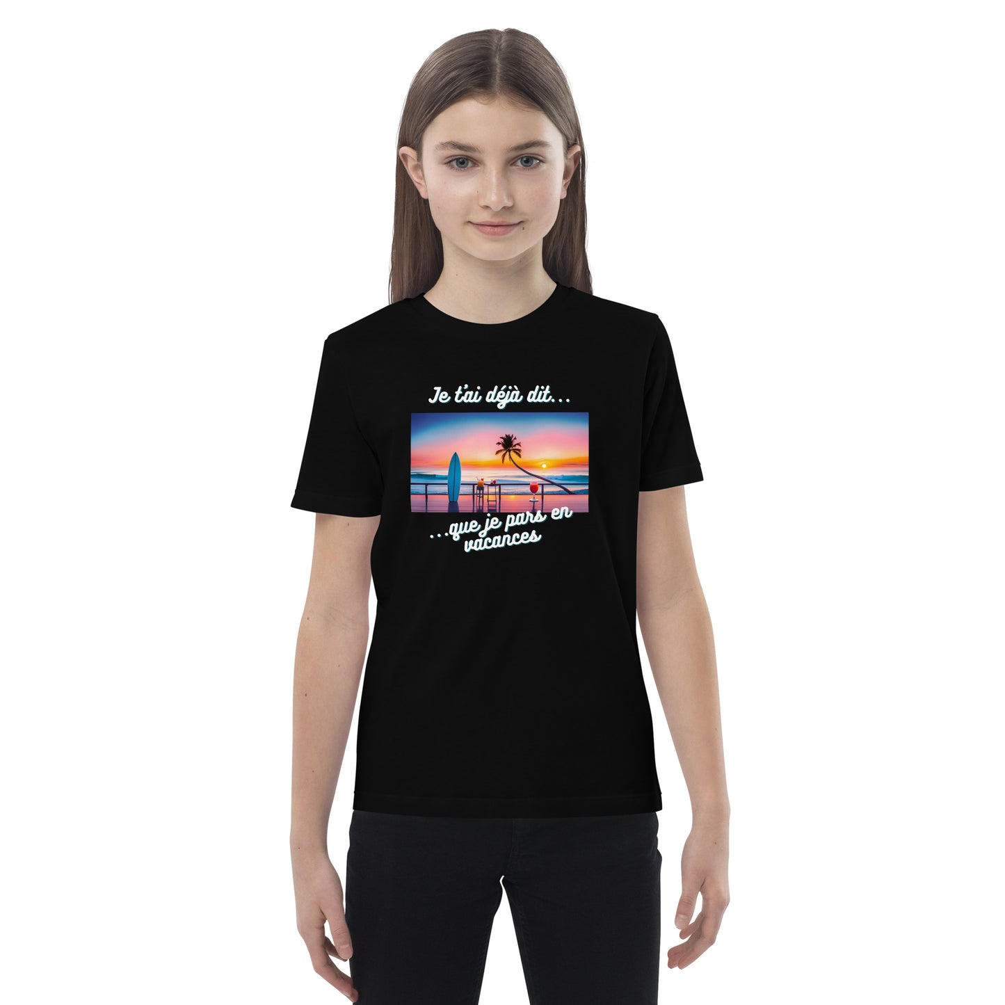 T-shirt enfant bio - Vacances #1