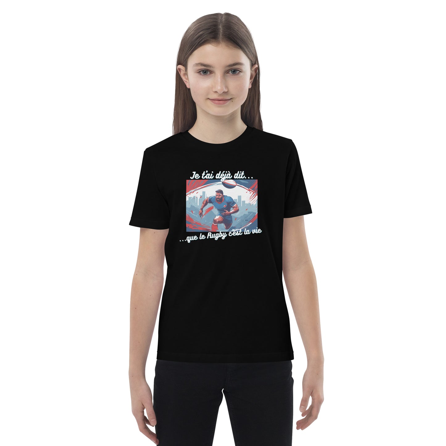 T-shirt enfant bio - Rugby #1