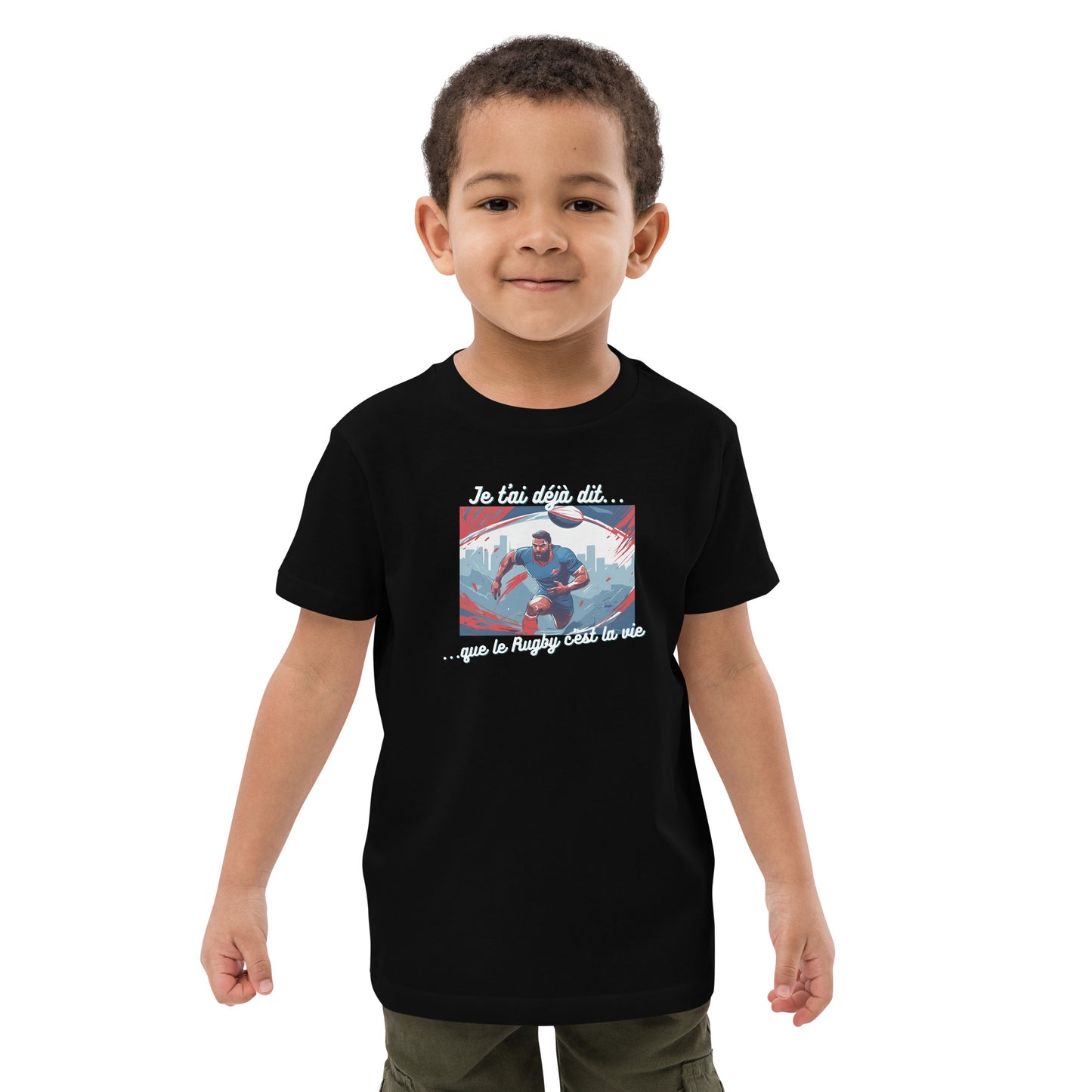 T-shirt enfant bio - Rugby #1