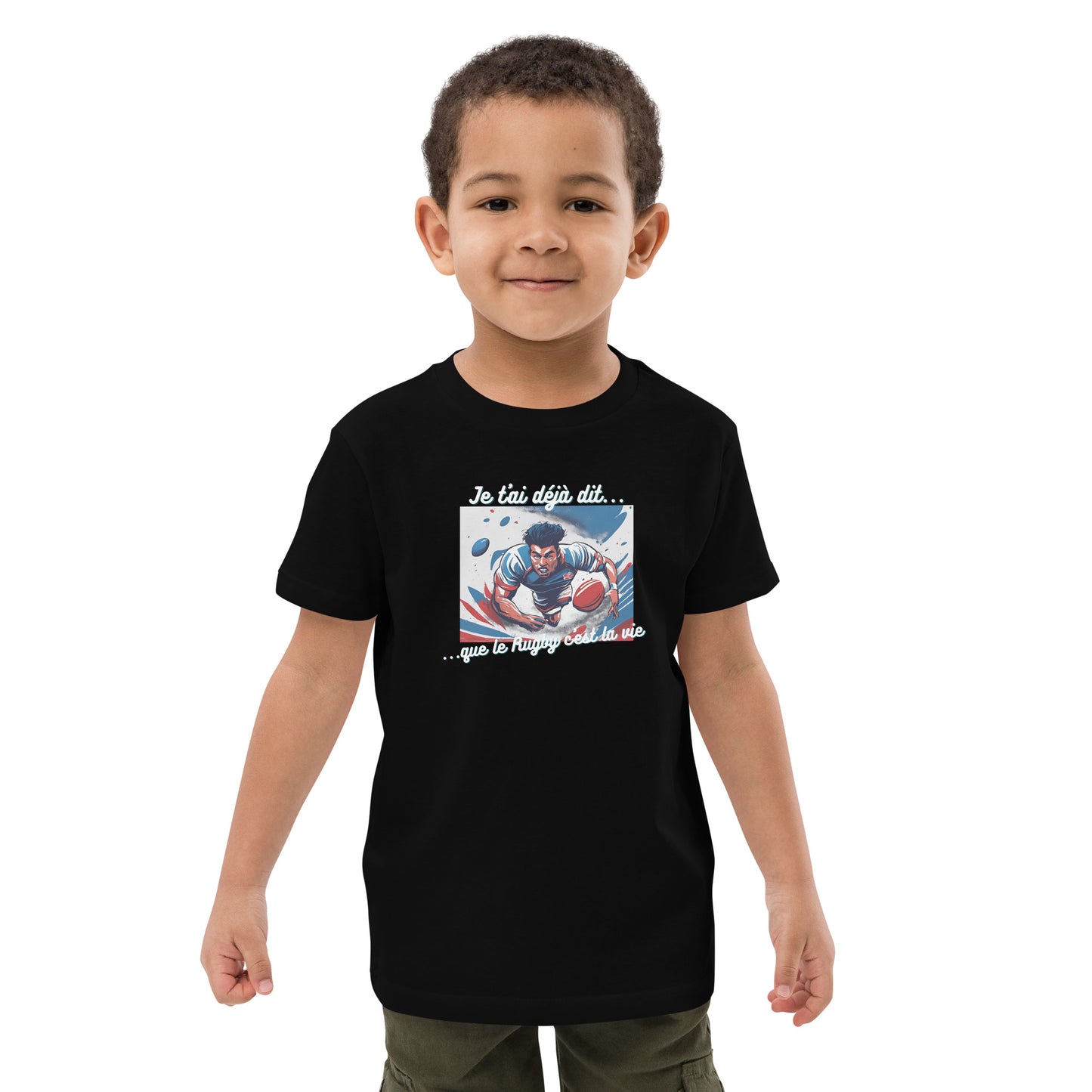 T-shirt enfant bio - Rugby #3