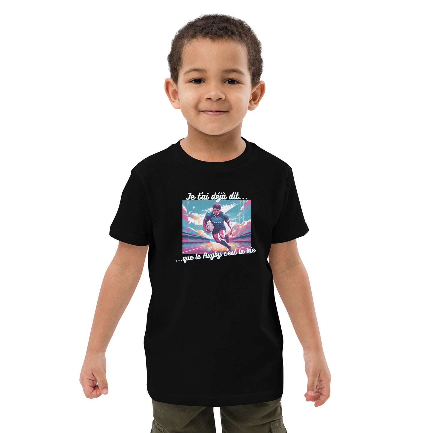 T-shirt enfant bio - Rugby #4