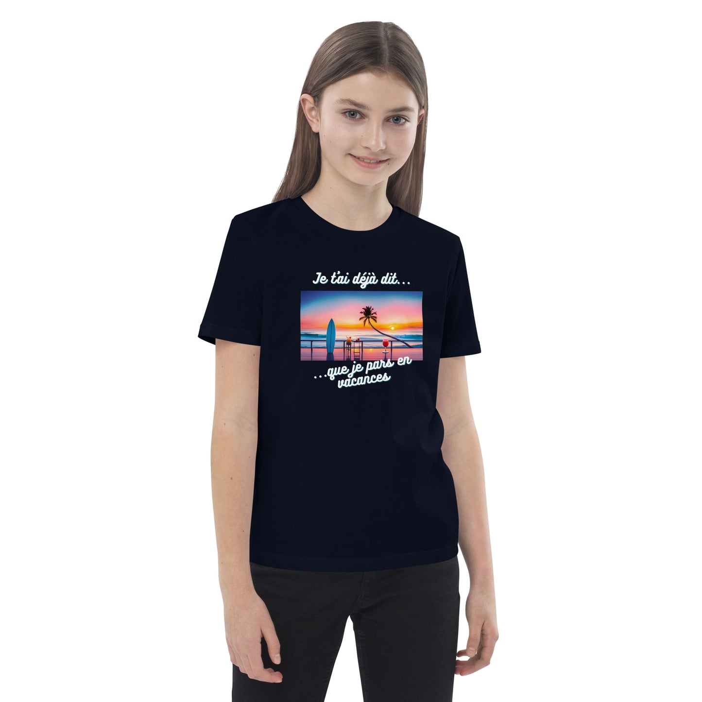 T-shirt enfant bio - Vacances #1
