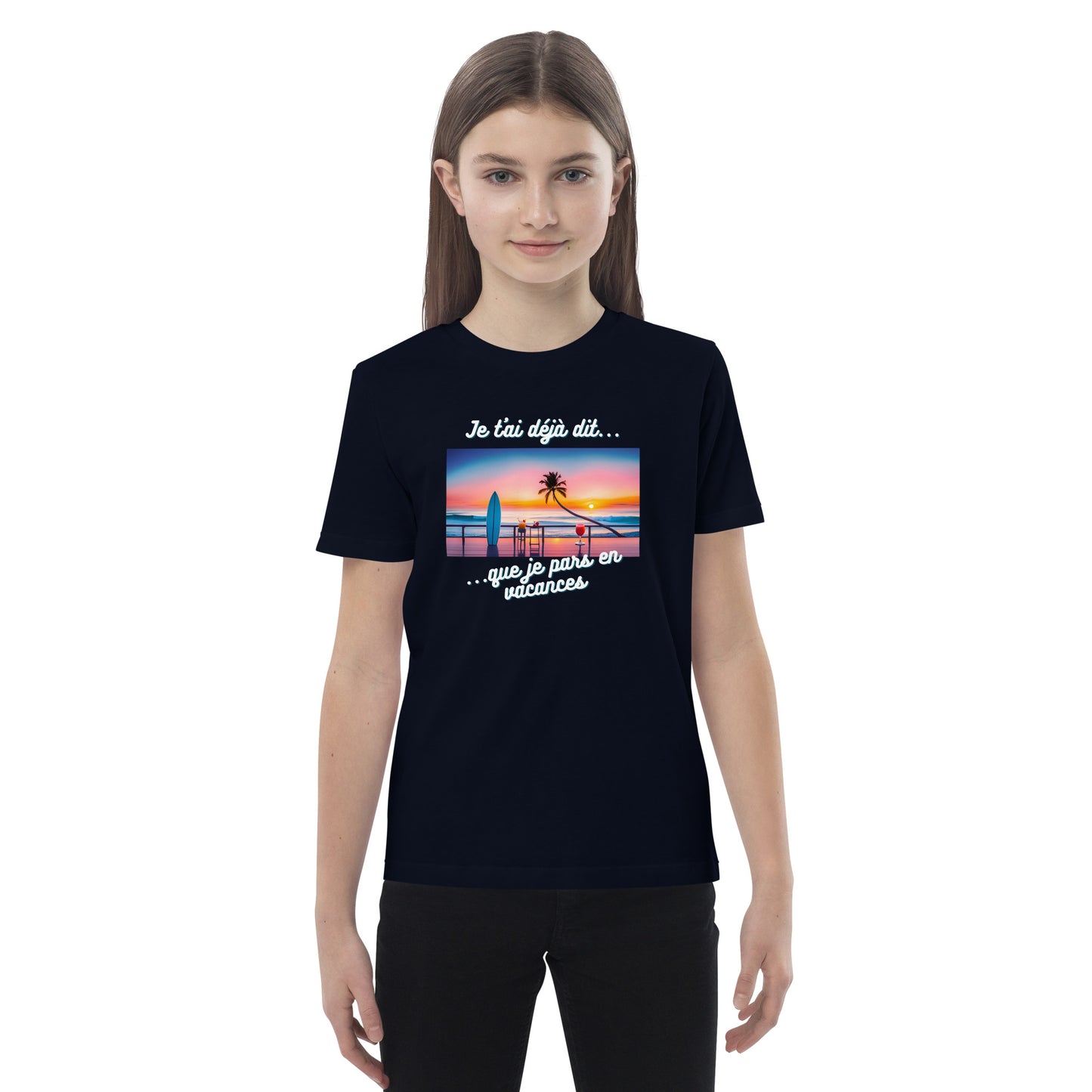 T-shirt enfant bio - Vacances #1