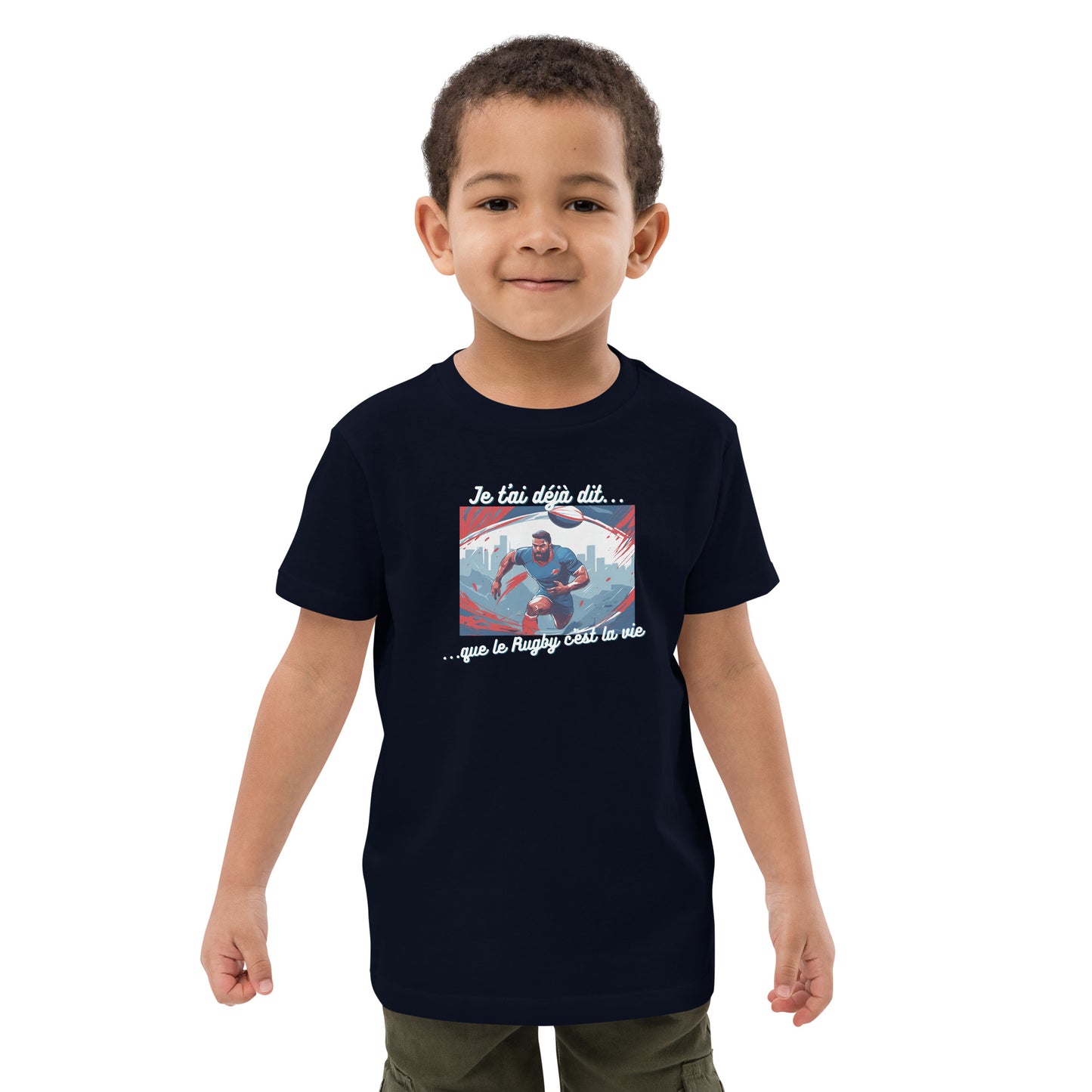 T-shirt enfant bio - Rugby #1