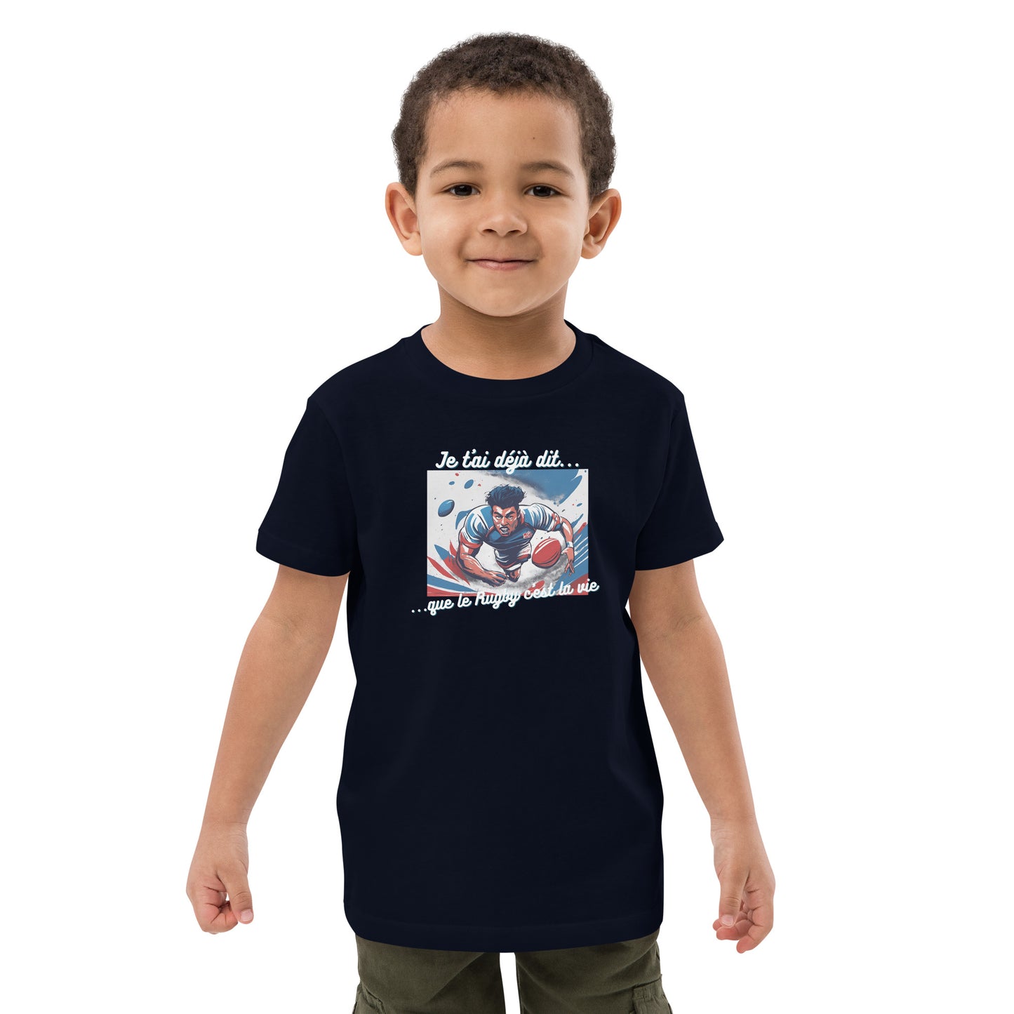 T-shirt enfant bio - Rugby #3