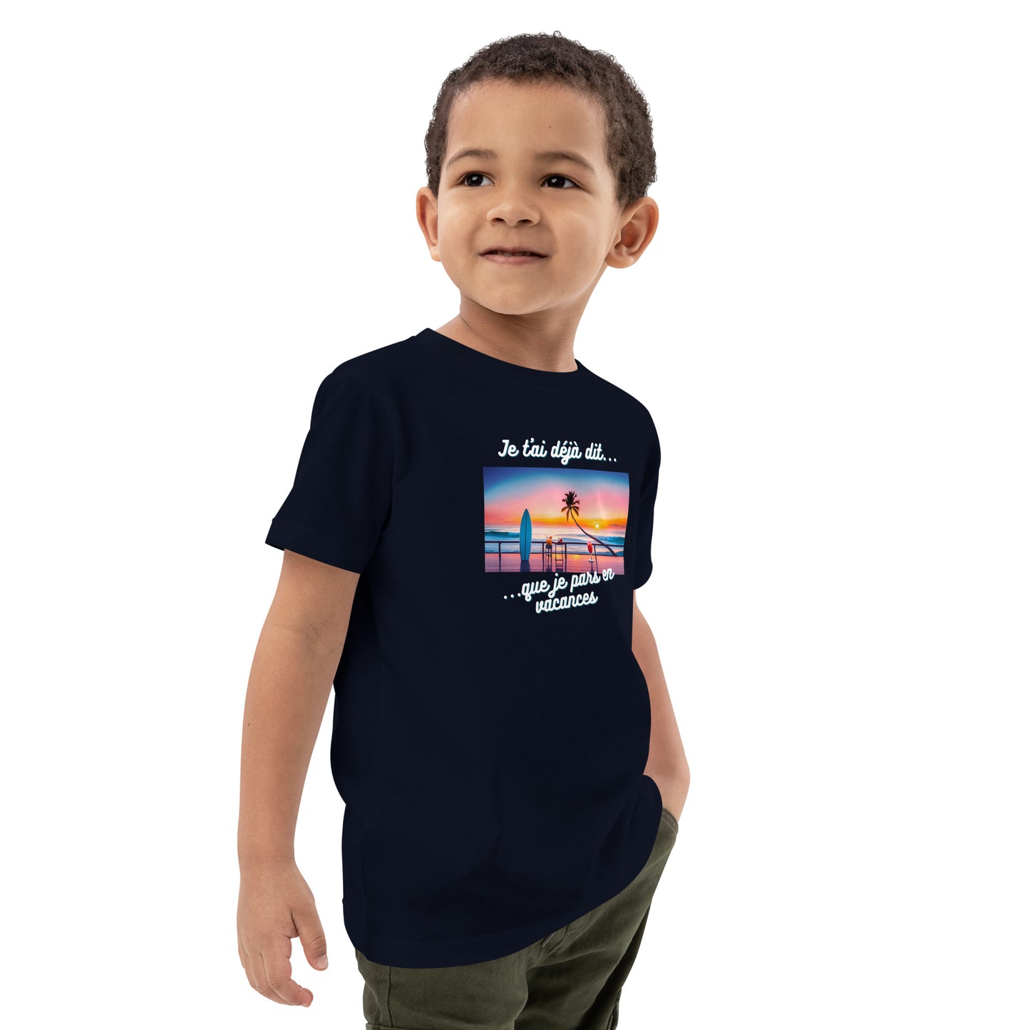 T-shirt enfant bio - Vacances #1