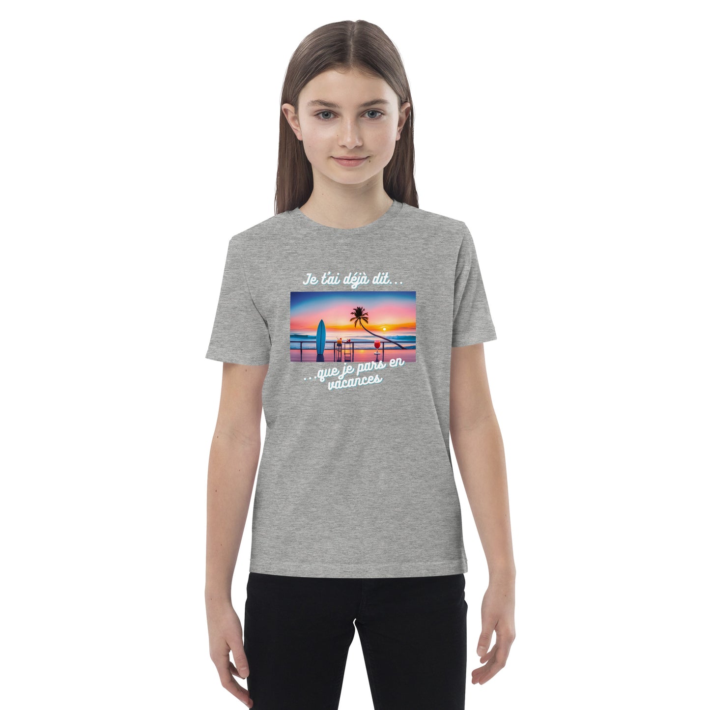 T-shirt enfant bio - Vacances #1