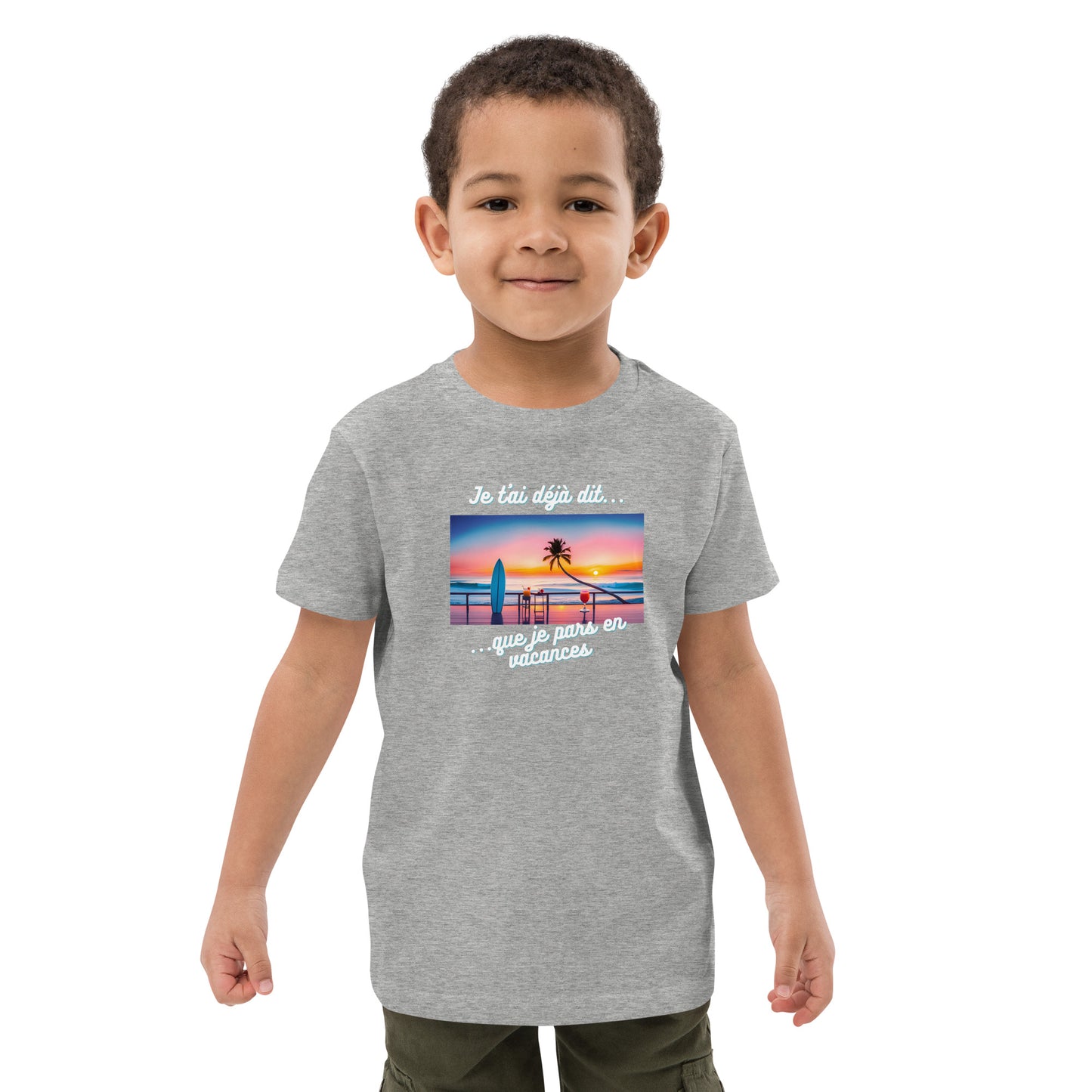 T-shirt enfant bio - Vacances #1