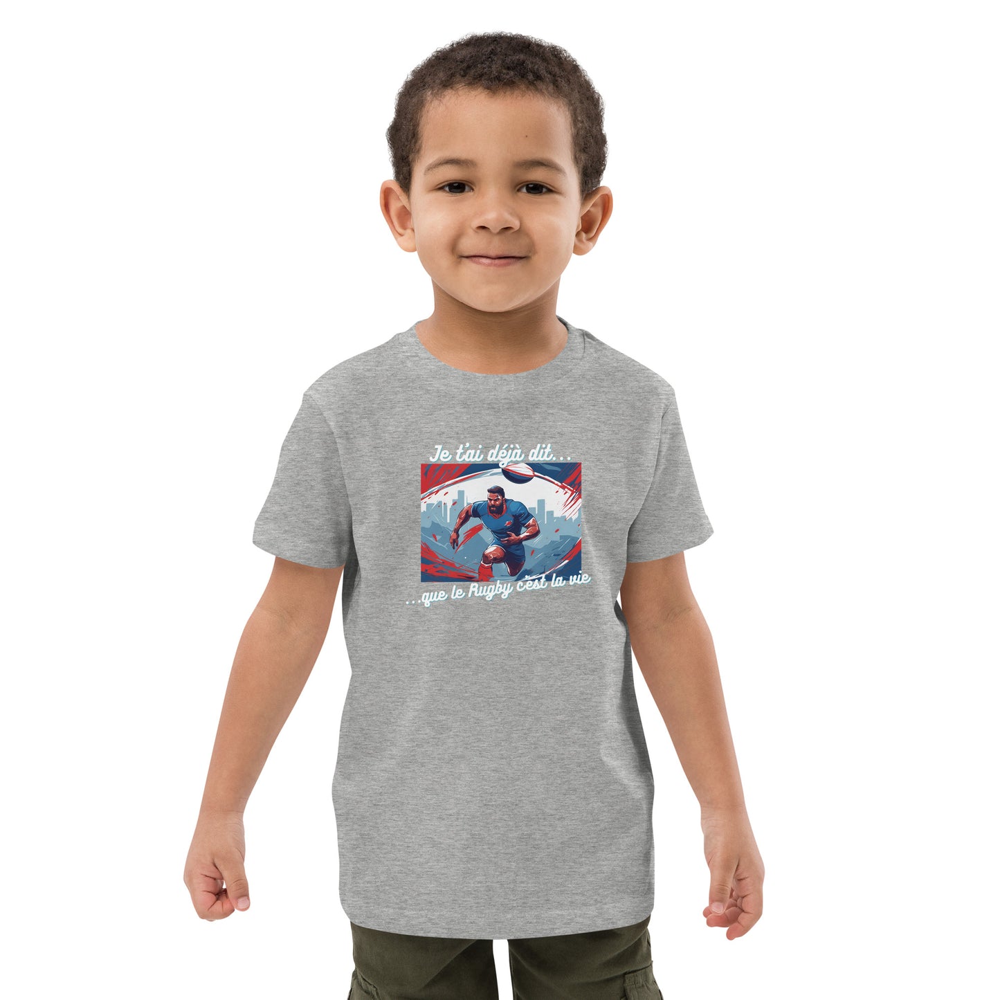 T-shirt enfant bio - Rugby #1