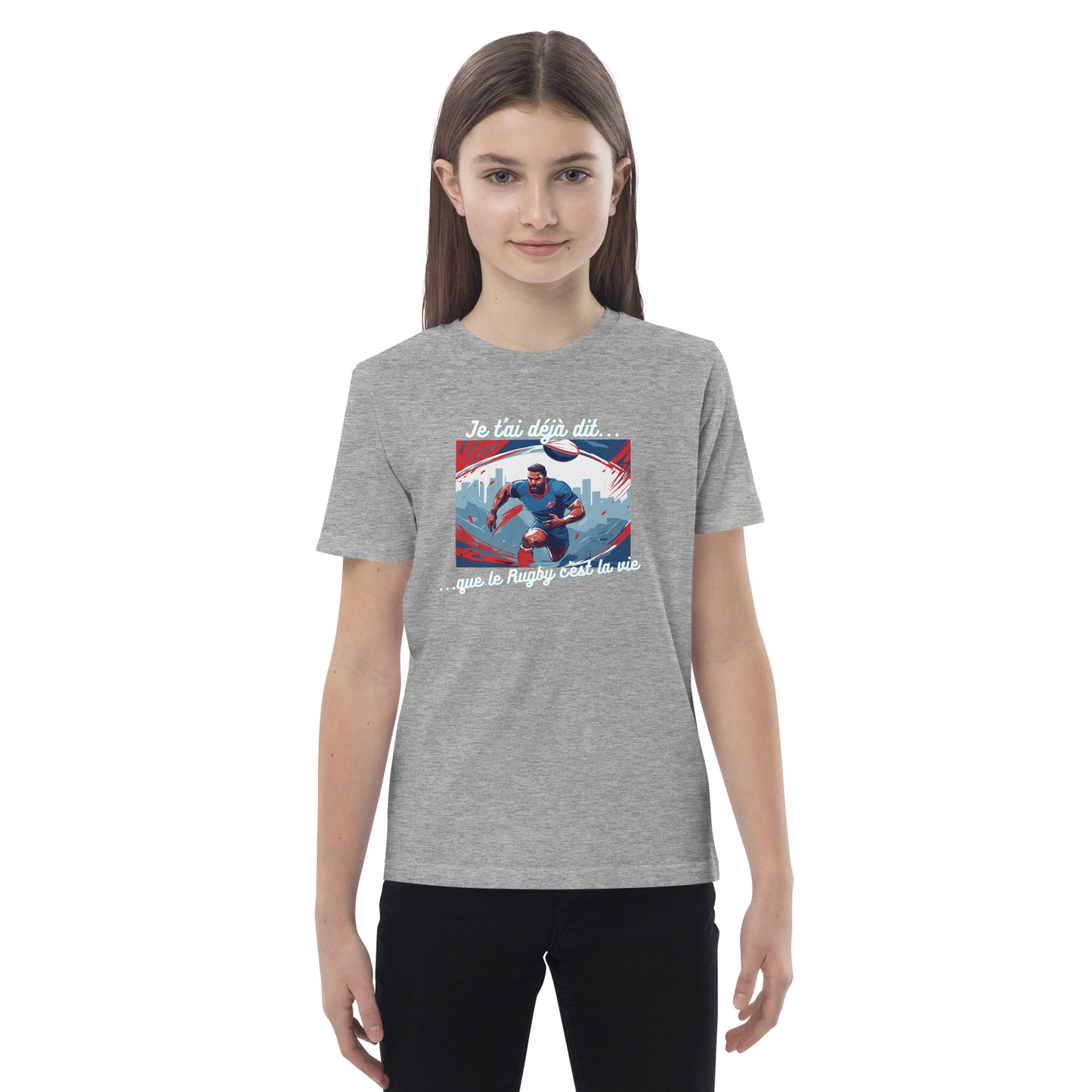 T-shirt enfant bio - Rugby #1